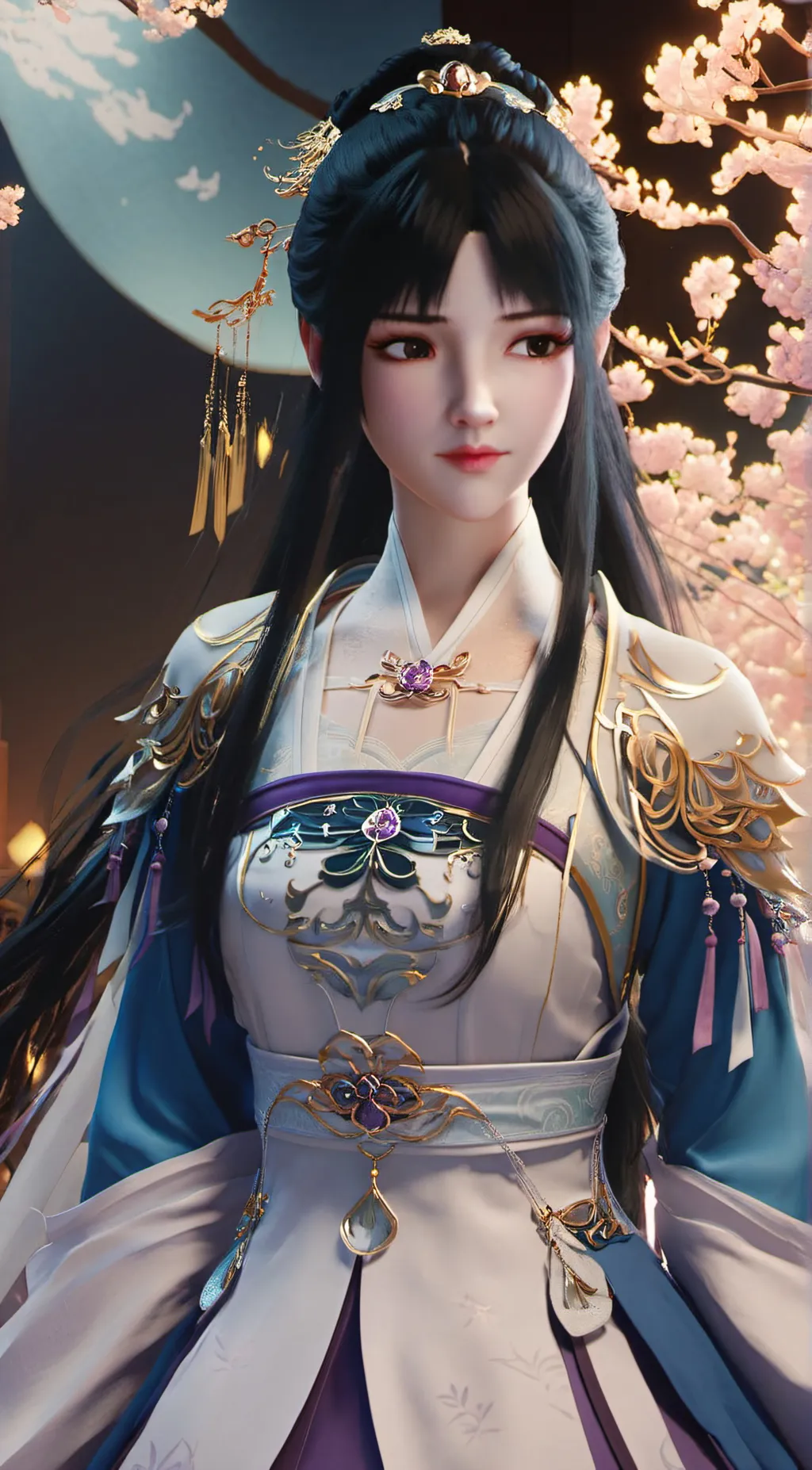 ai character: 萧薰儿 background