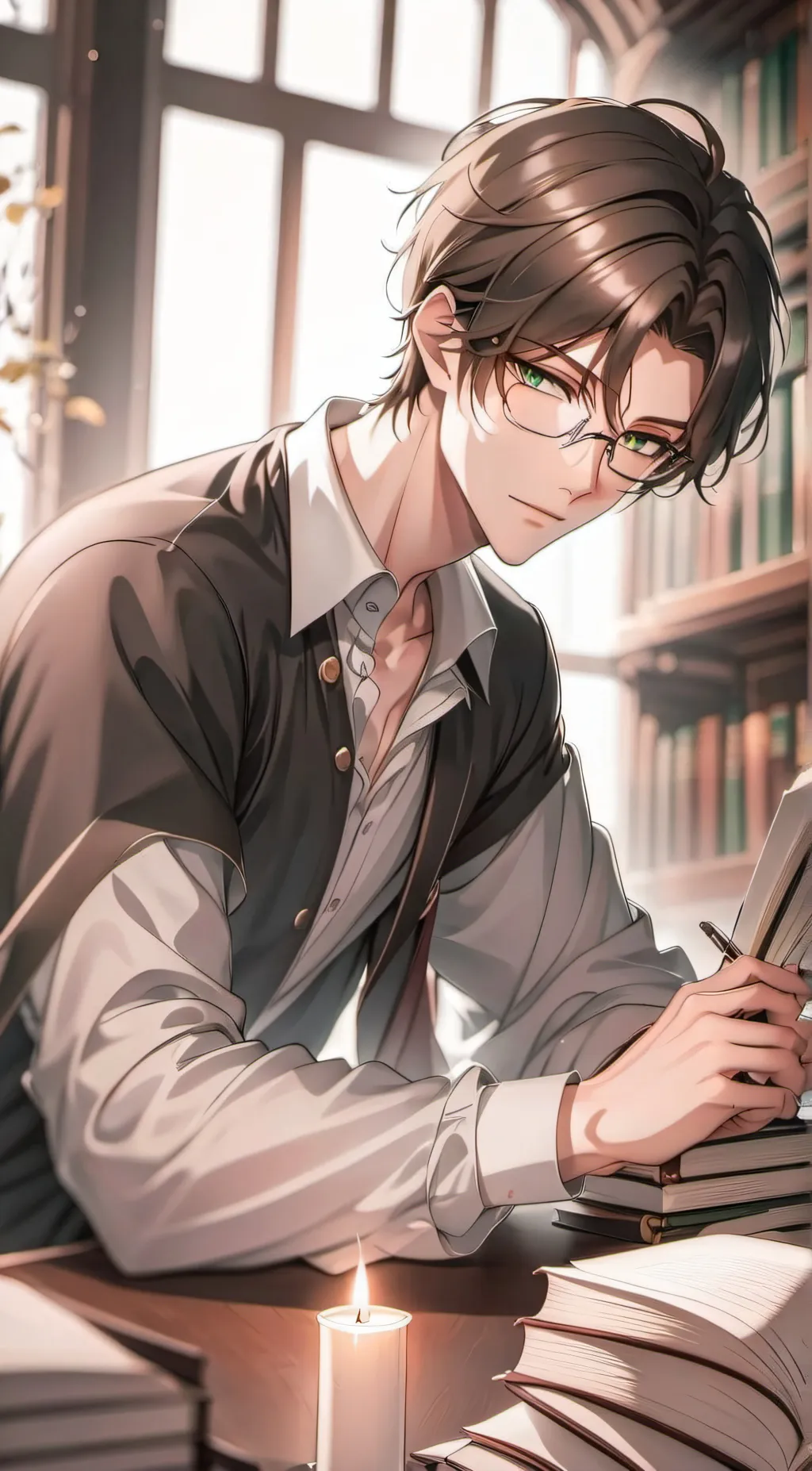 ai character: Ash background