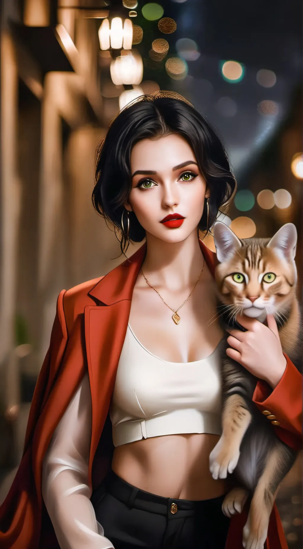 ai character: Nadia  background