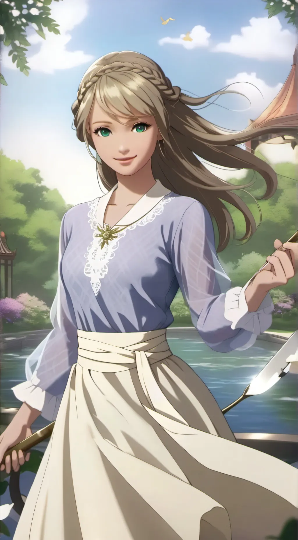 ai character: milli background