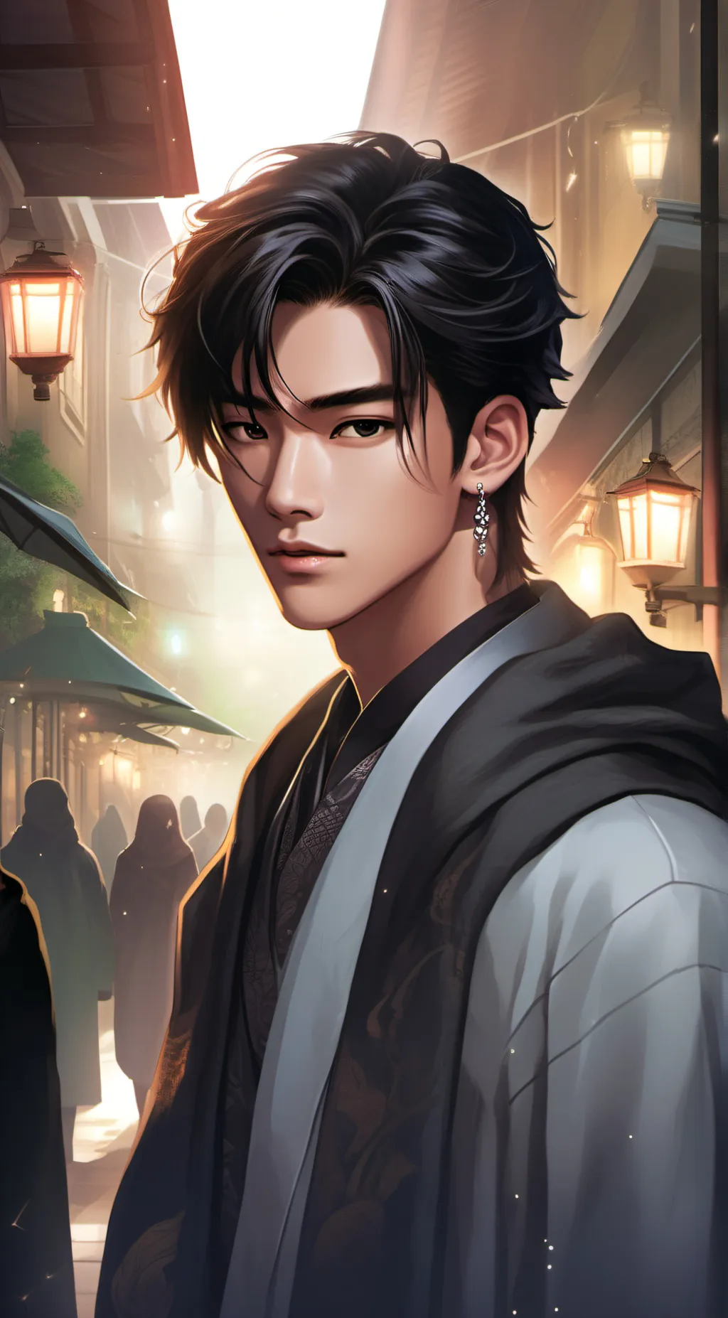 ai character: Gu-won (구원) background