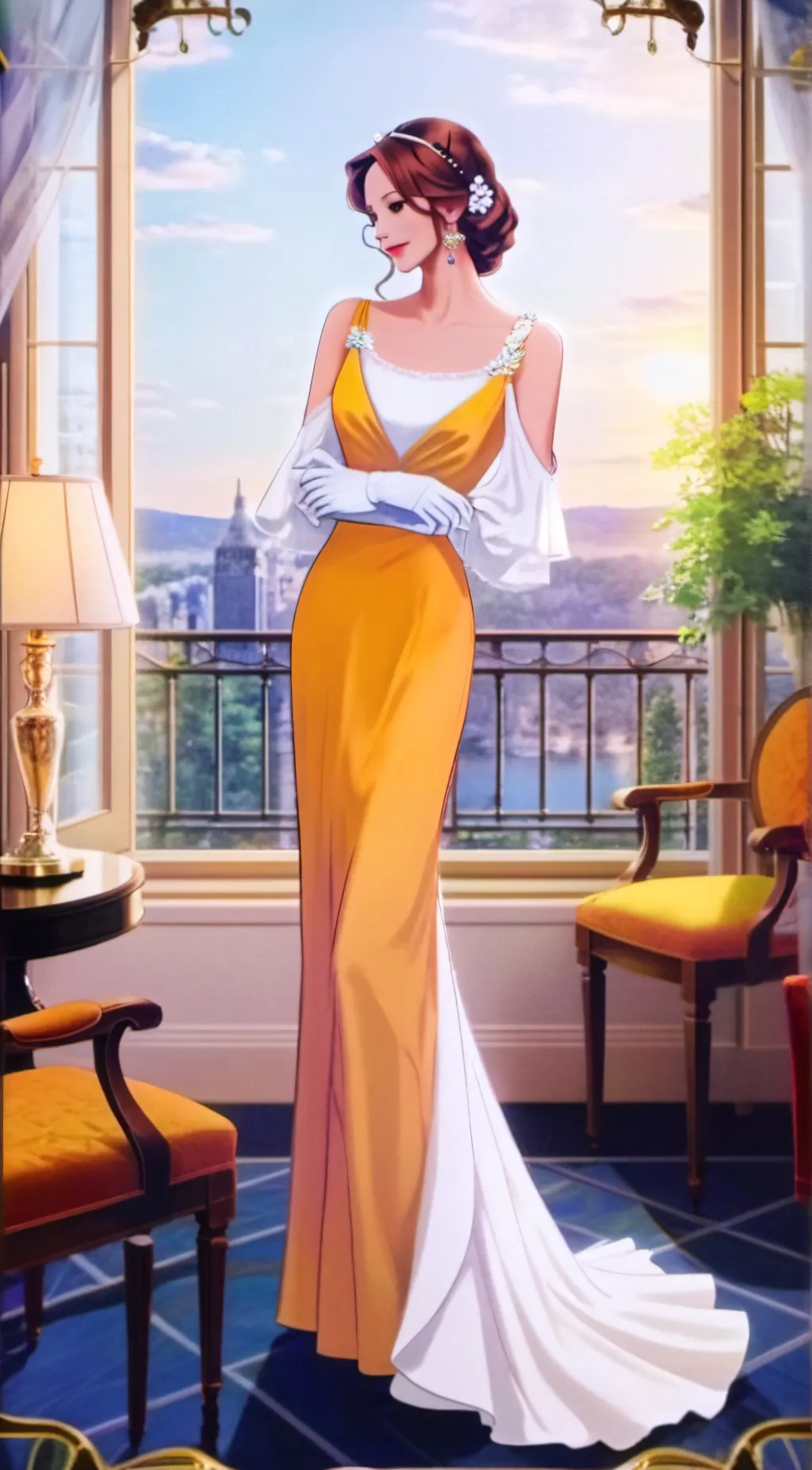 ai character: amanda background