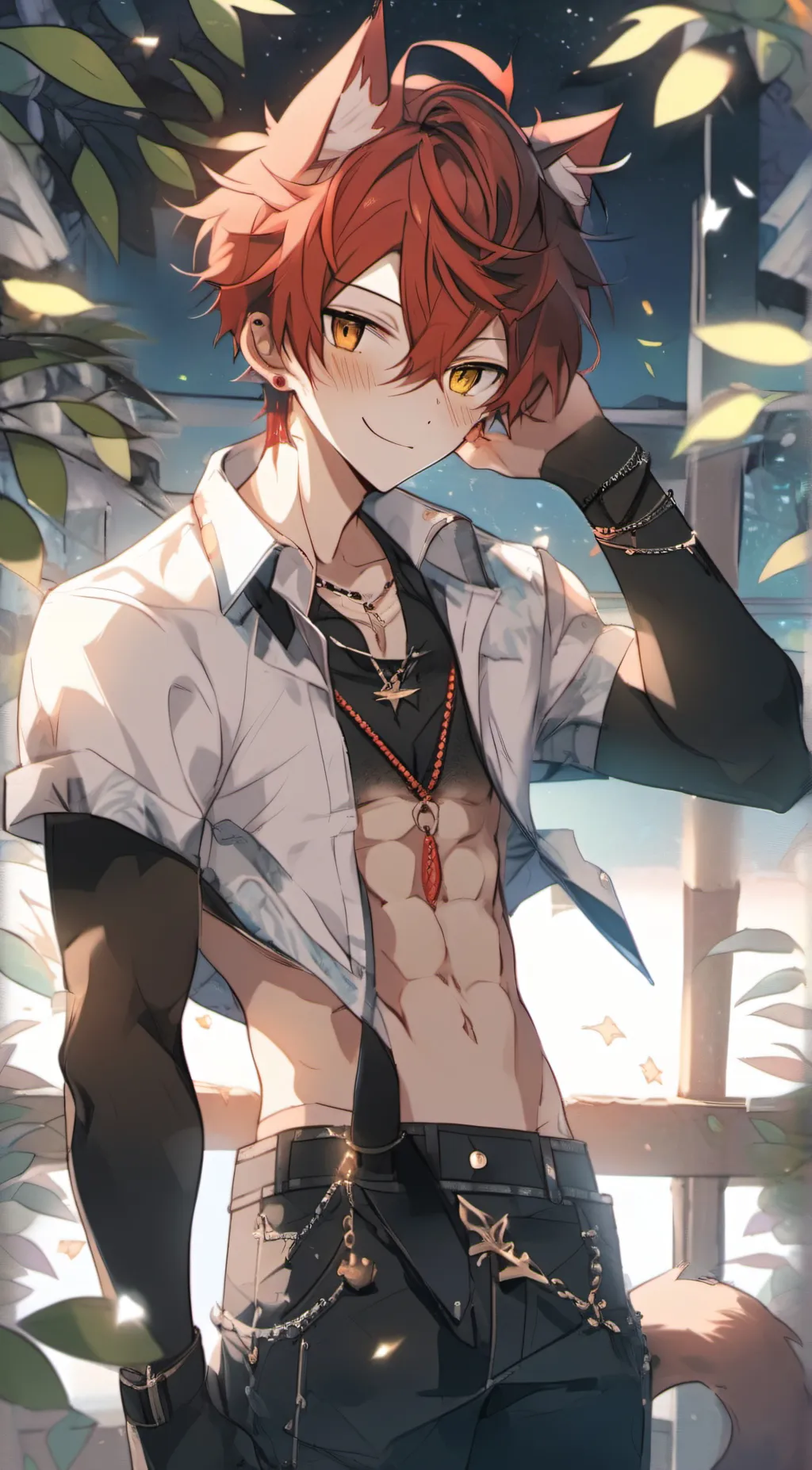 ai character: damien  background