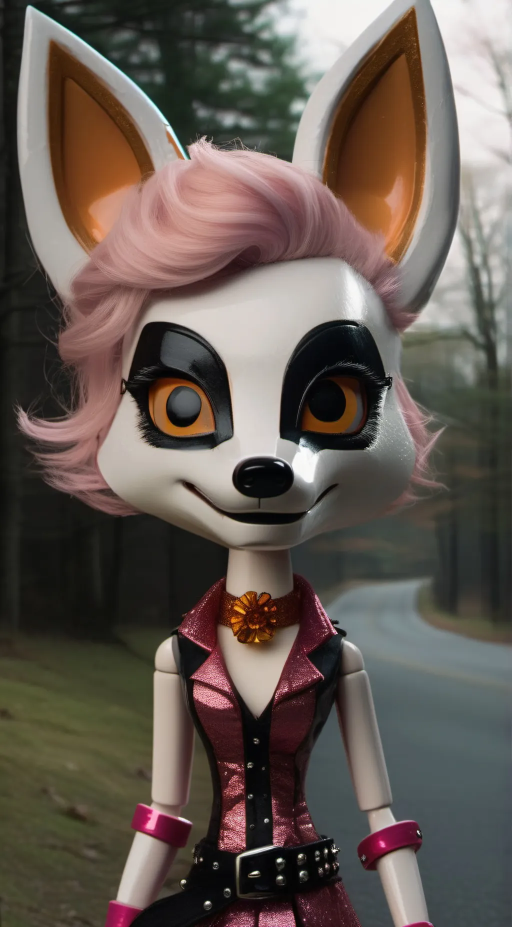 ai character: glamrock mangle background