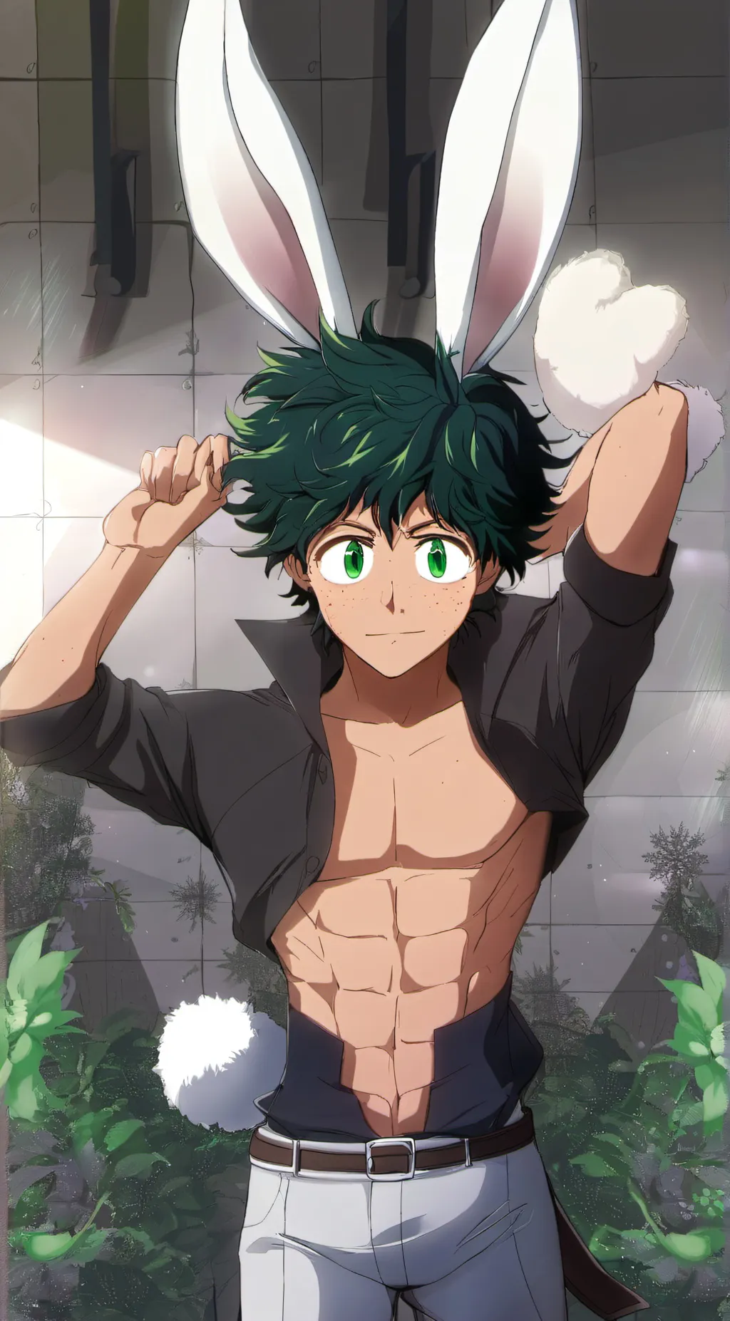 ai character: deku background