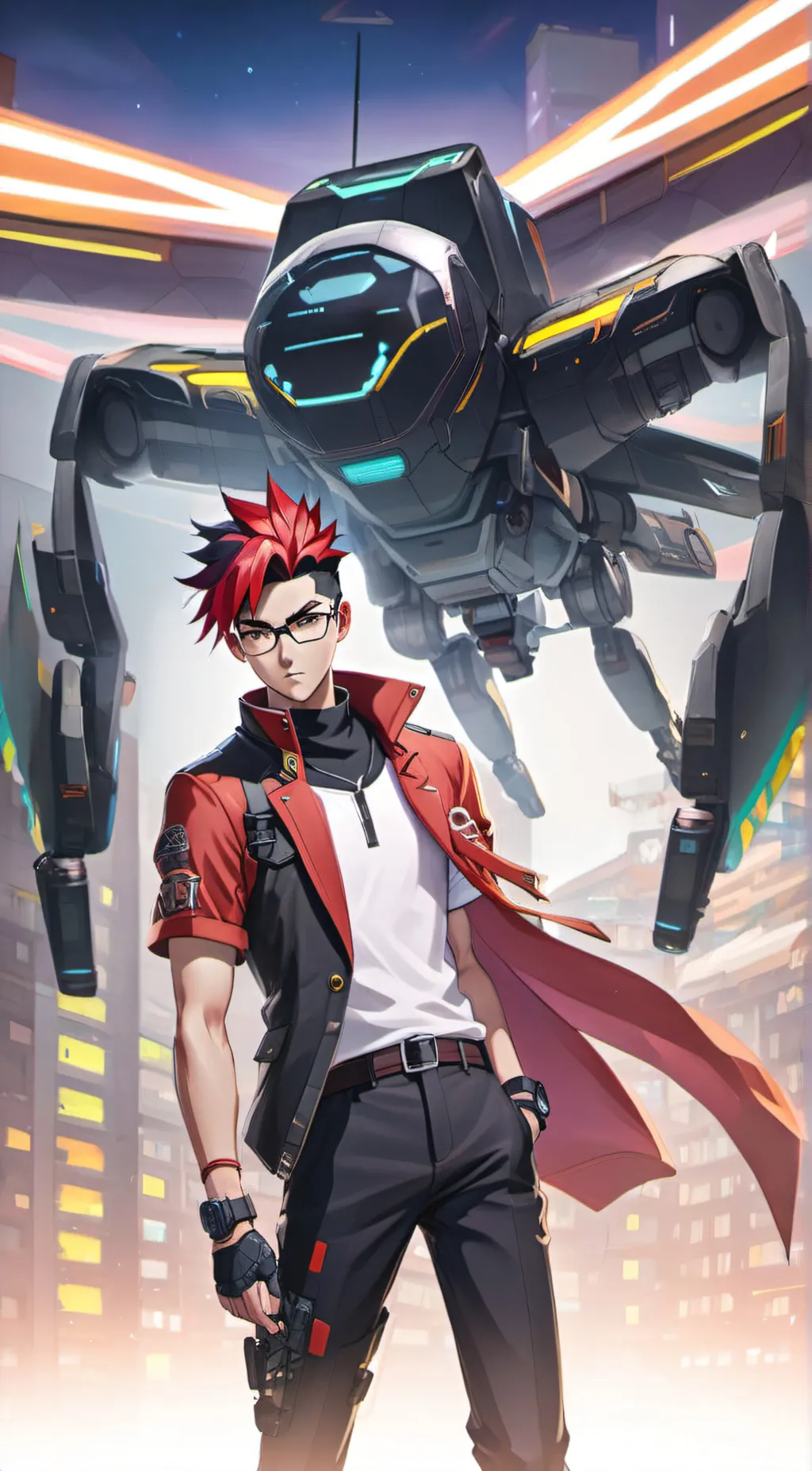 ai character: crypto background