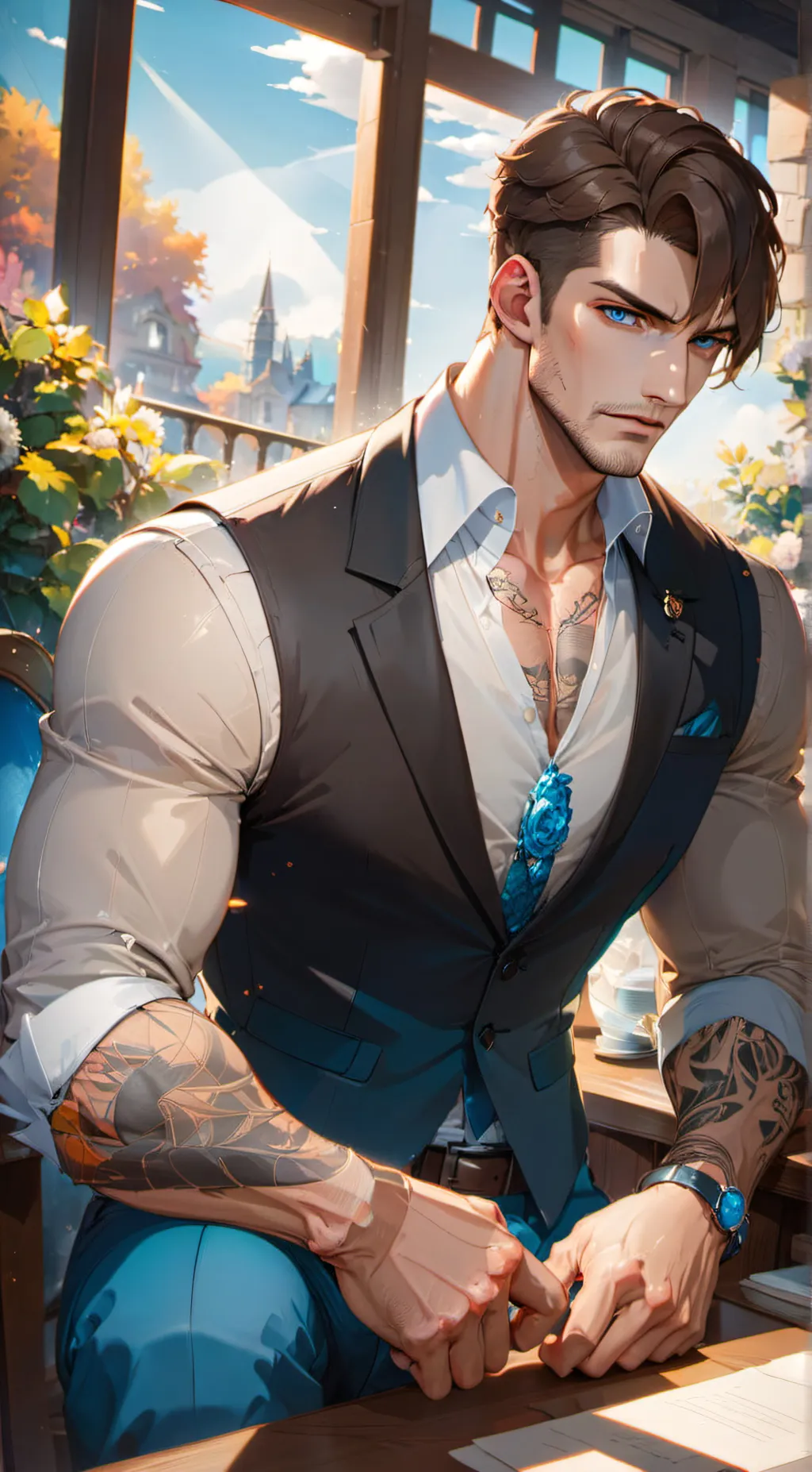 ai character: Riccardo Andreas background