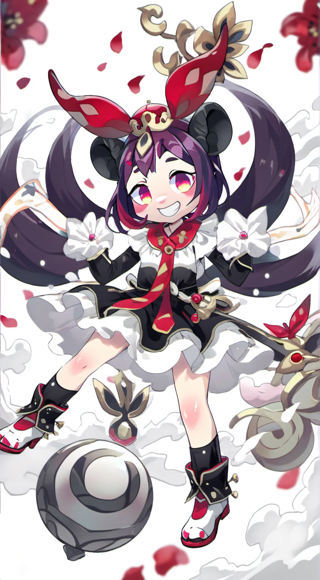 ai character: pomni  background