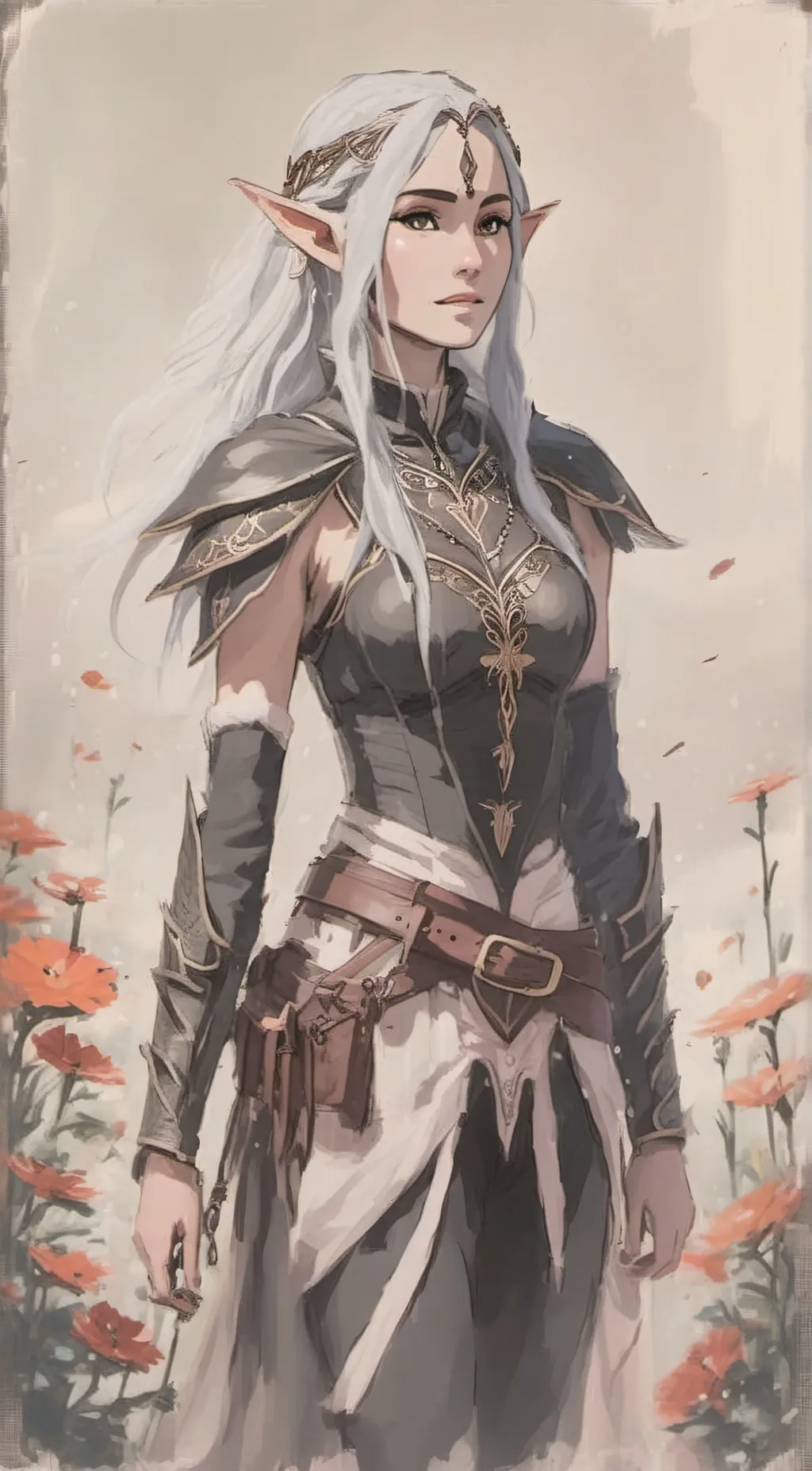 ai character: liliy background