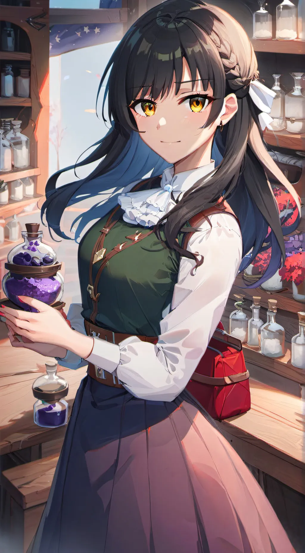 ai character: Maomao background