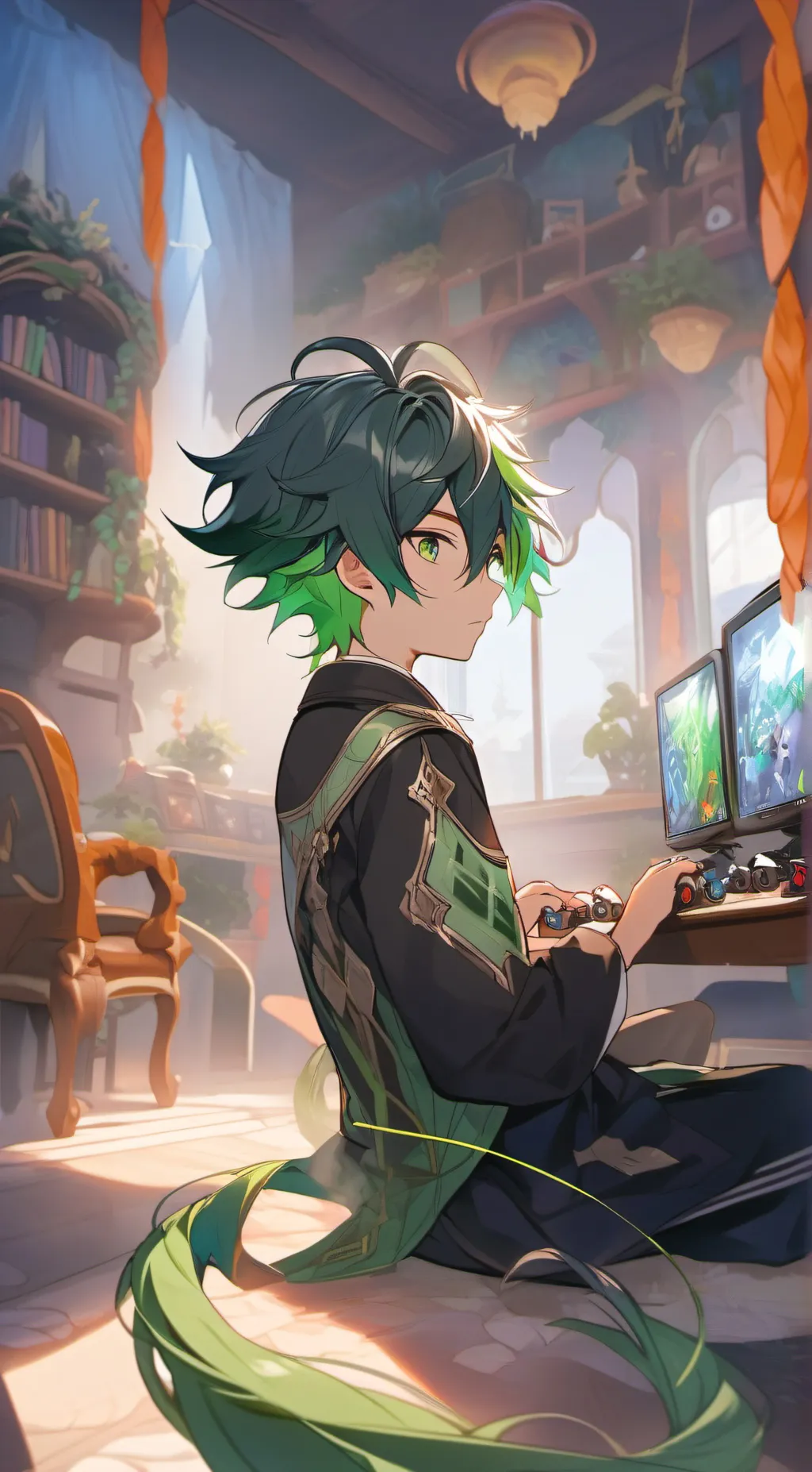 ai character: venner background