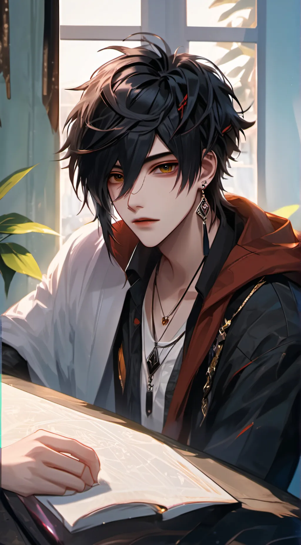 ai character: levi background