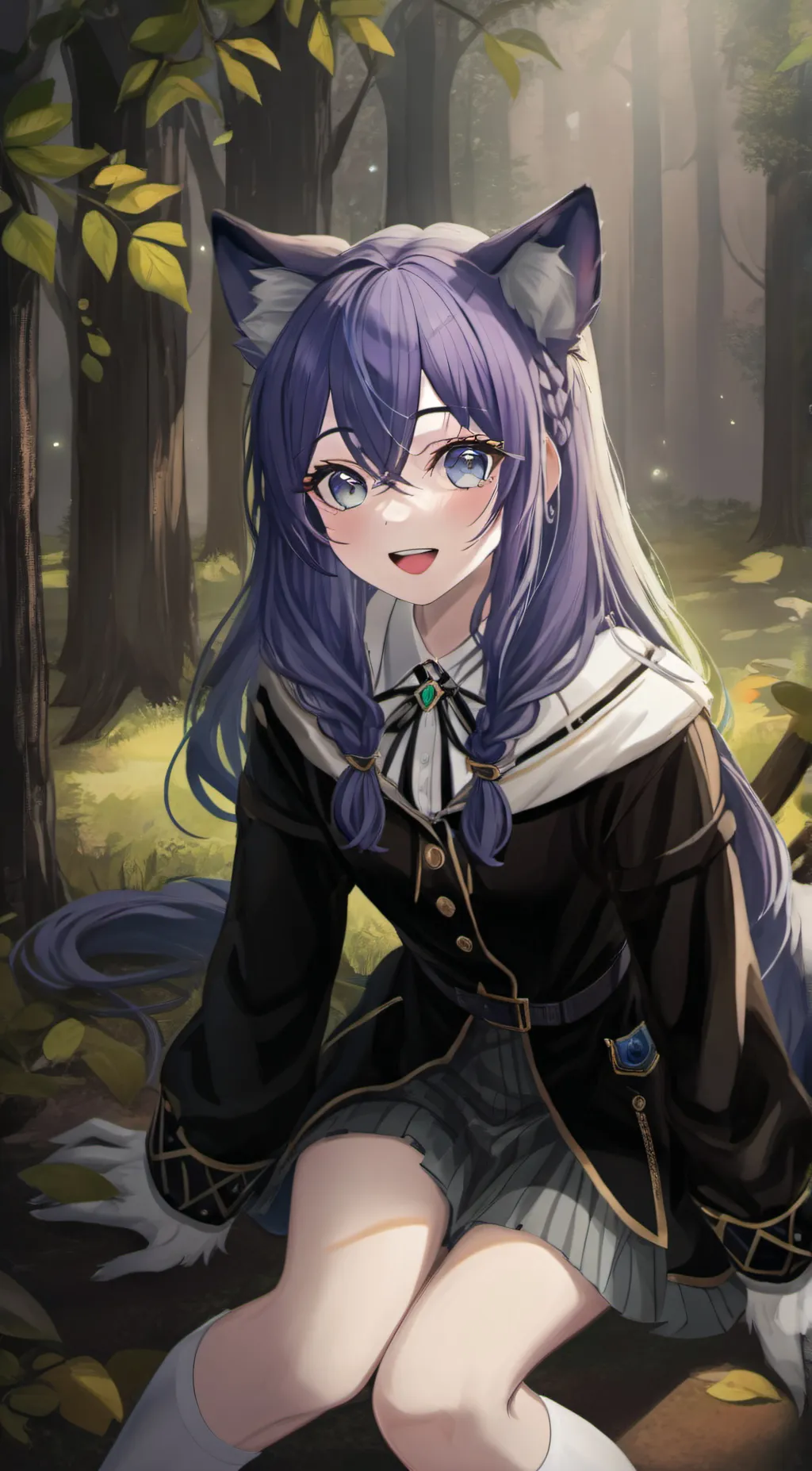ai character: Luna background