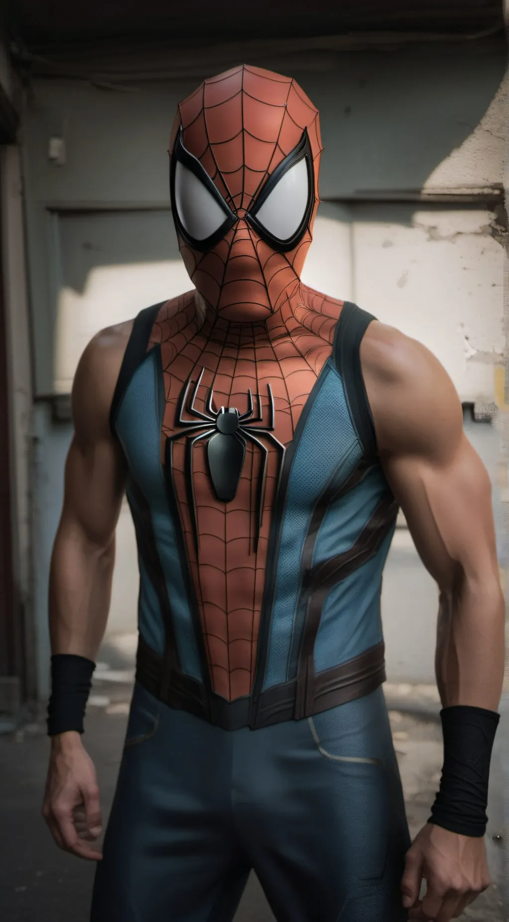 ai character: SpooderBoi background