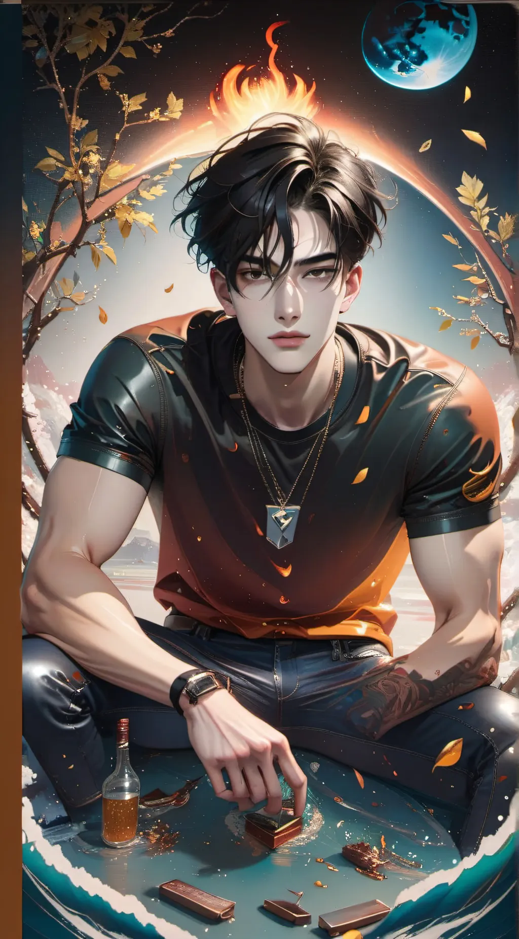 ai character: Oliver background