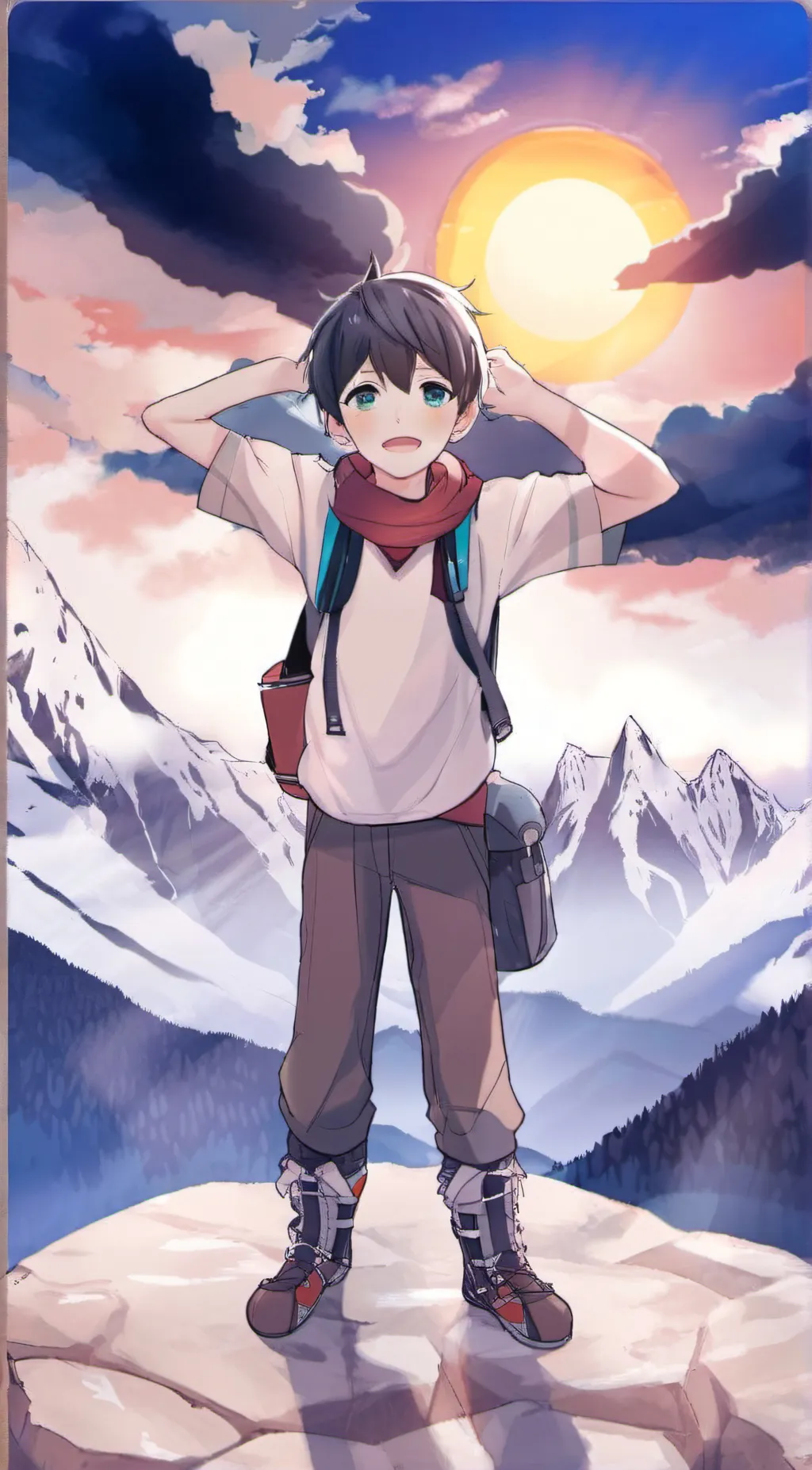 ai character: Kai  background