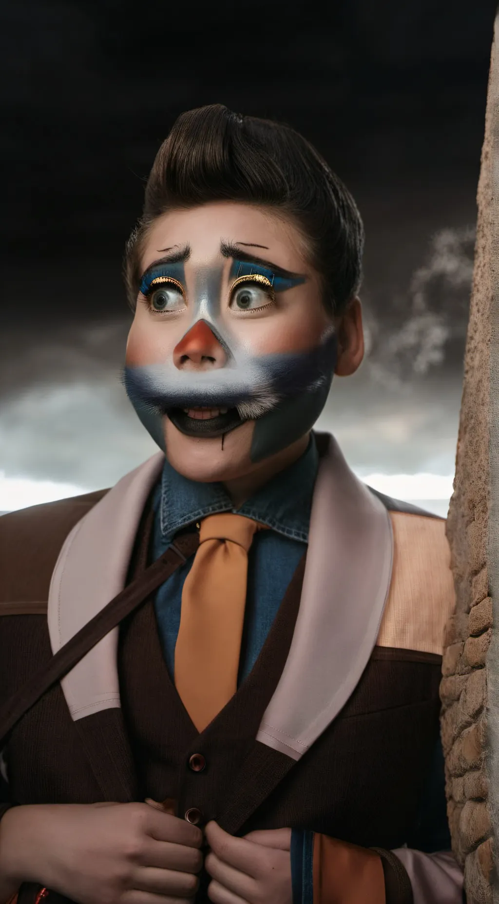 ai character: deather background