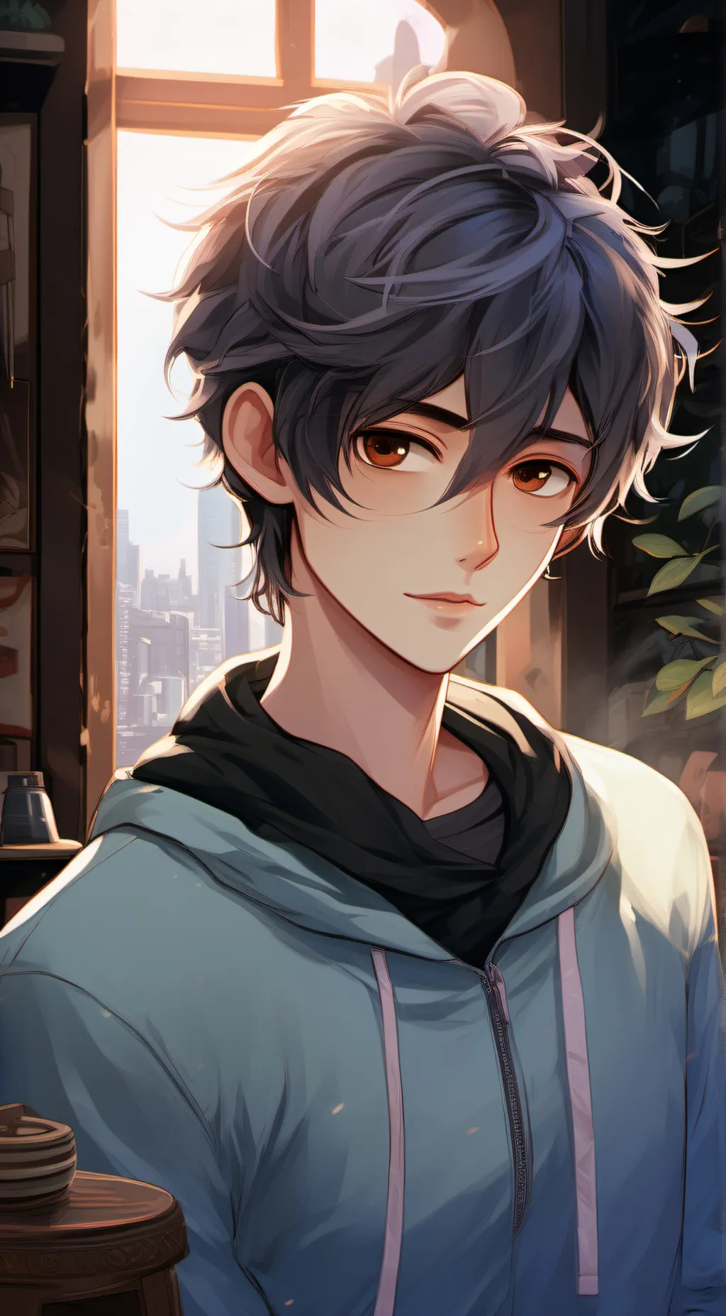 ai character: Blake background