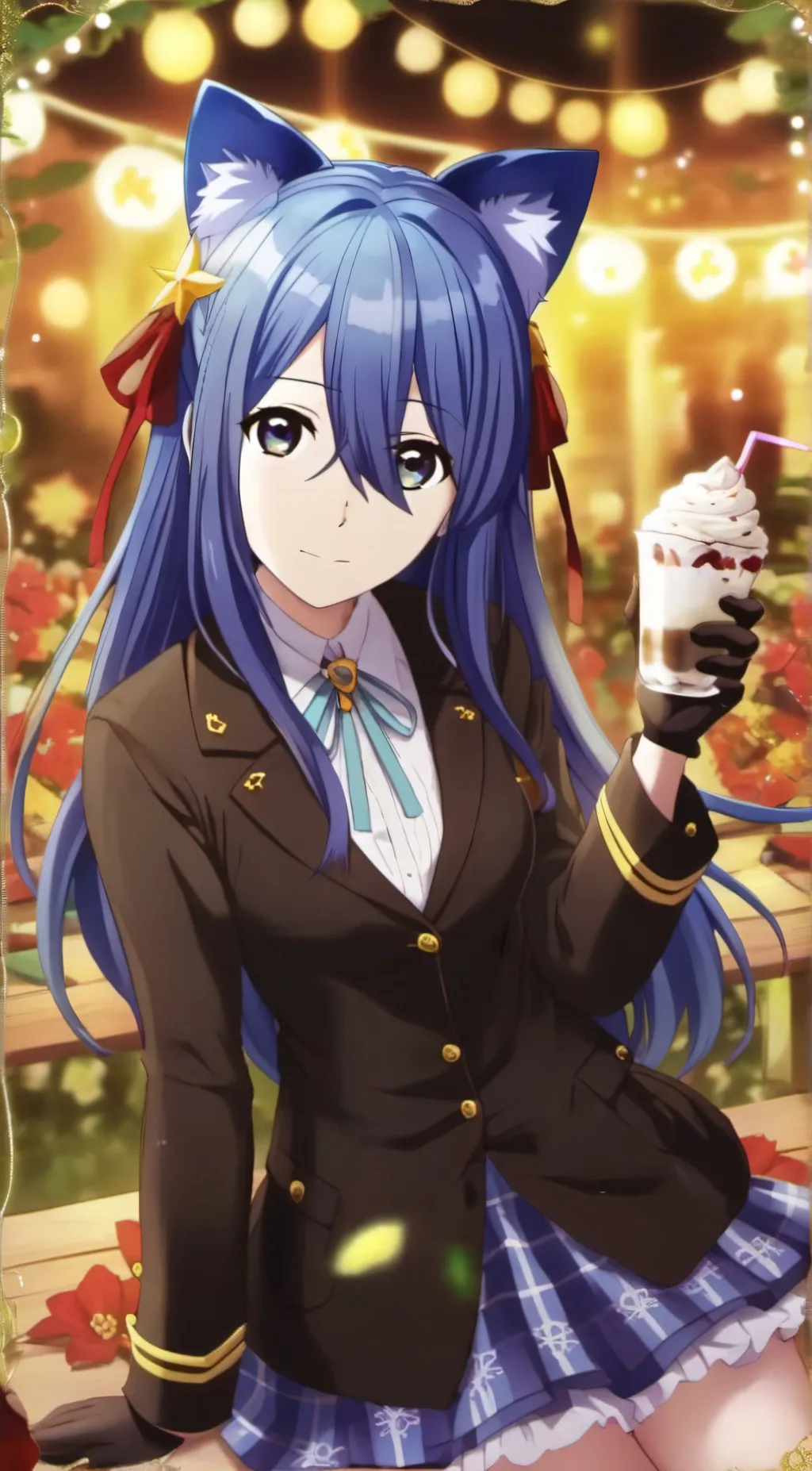 ai character: Miu Zene  background