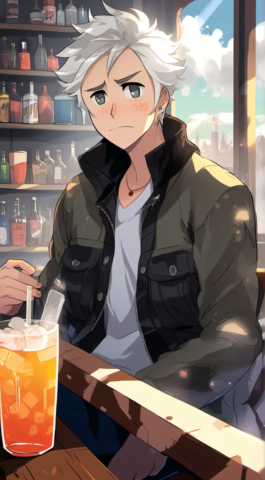 ai character: yandre husk background