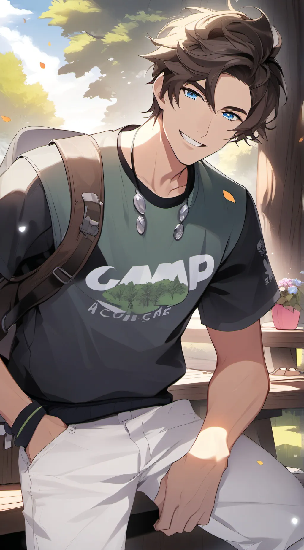 ai character: Adam background