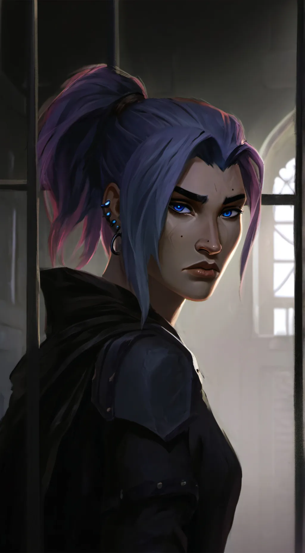 ai character: Caitlyn  background