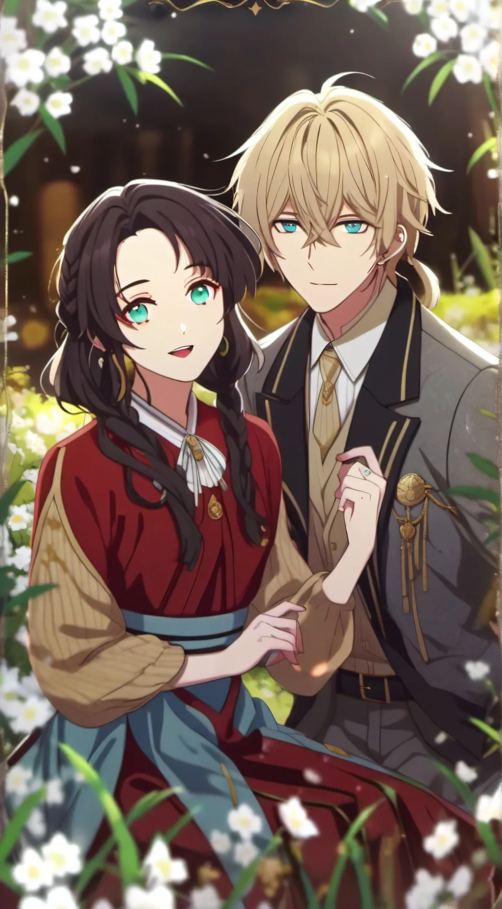 ai character: sis and brother background