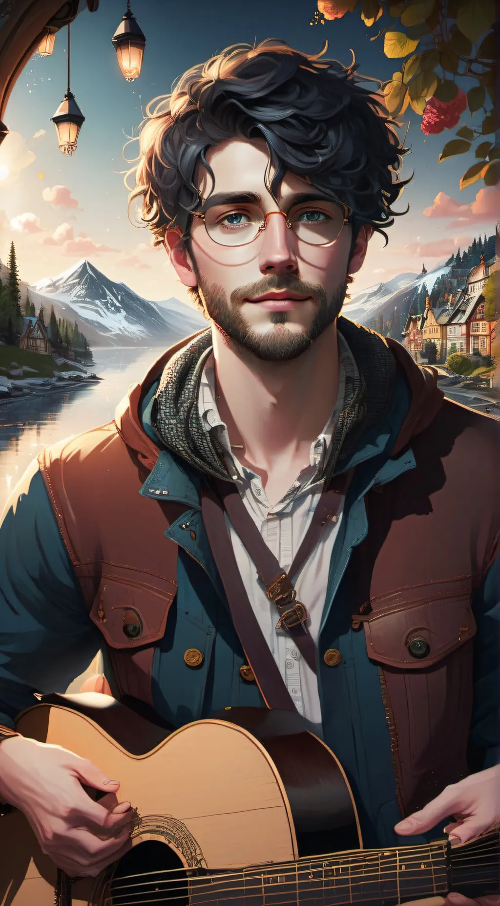 ai character: Ryan  background