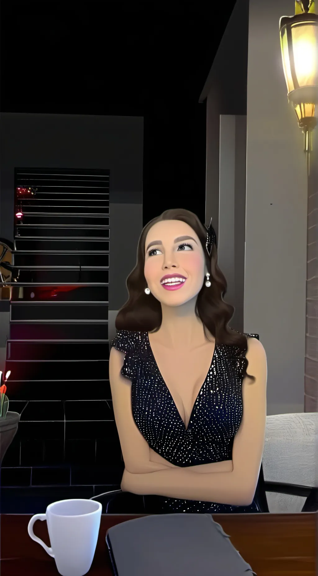 ai character: Bella background