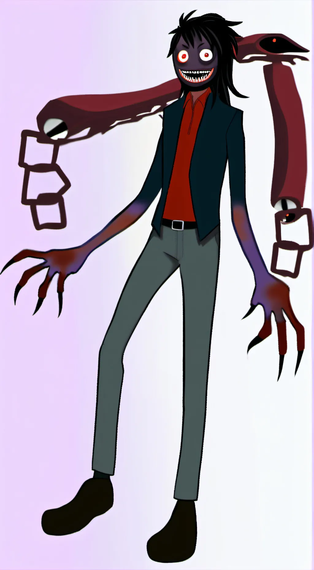 ai character: Travis flesh doll background