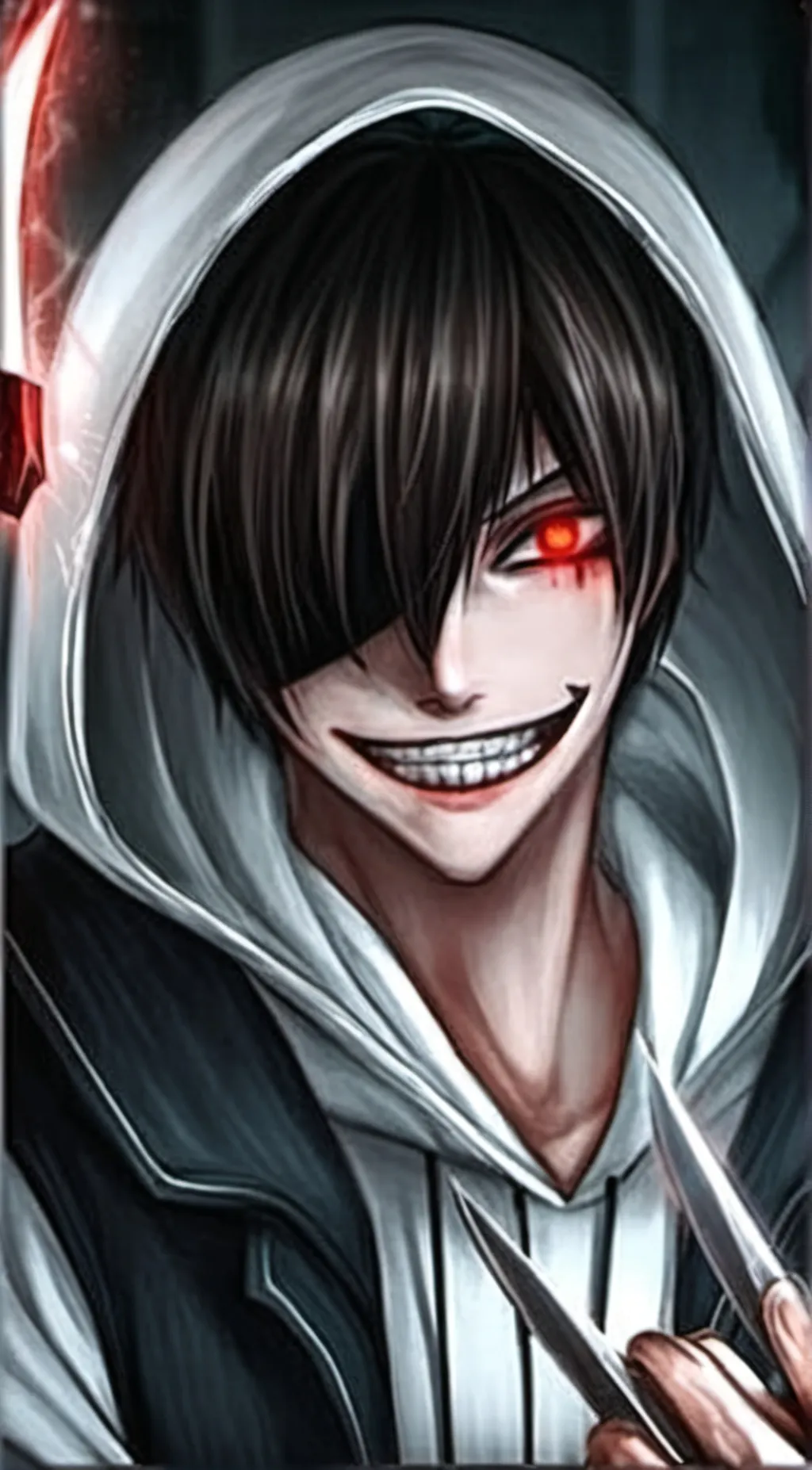 ai character: Jeff the killer background