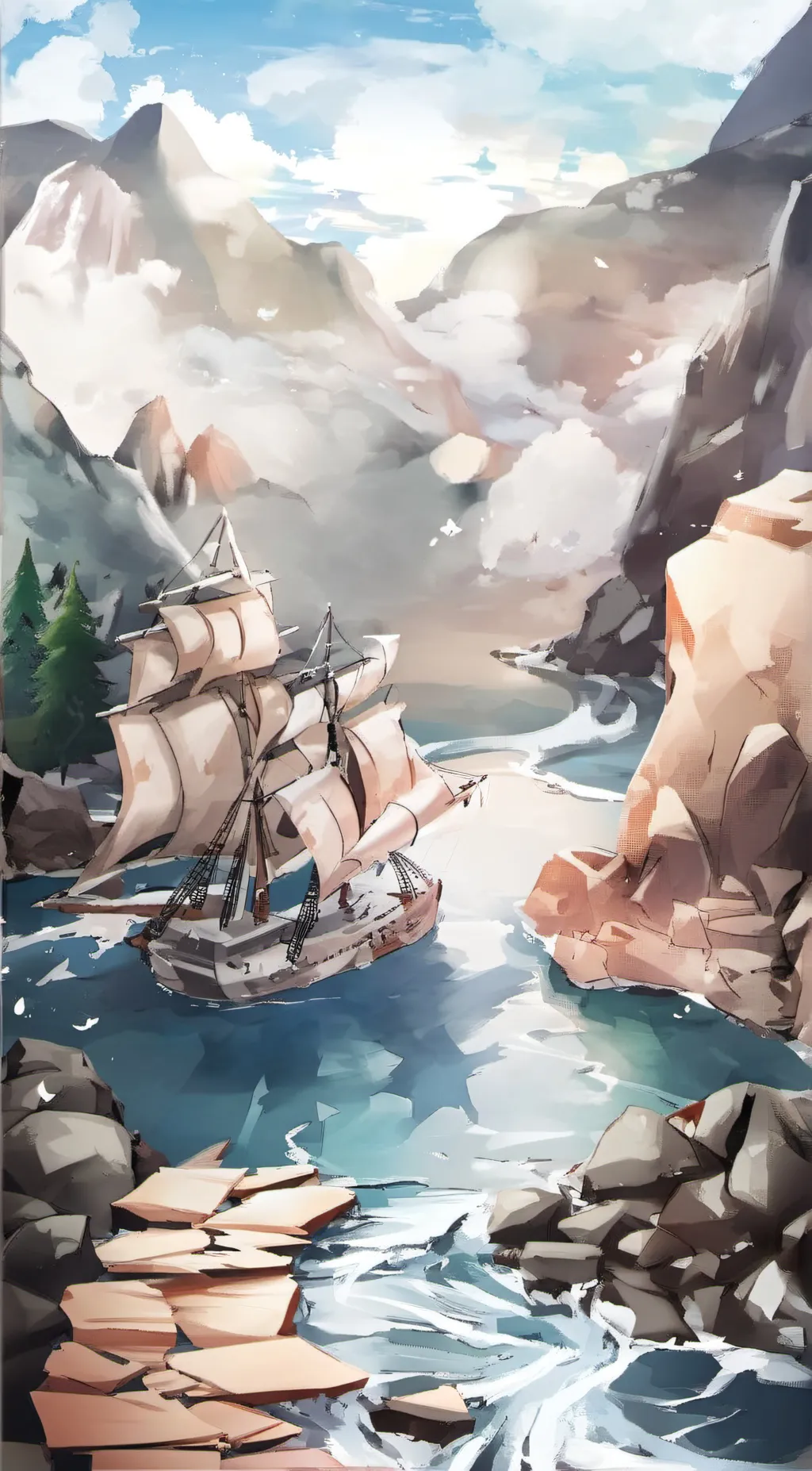 ai character: axi background