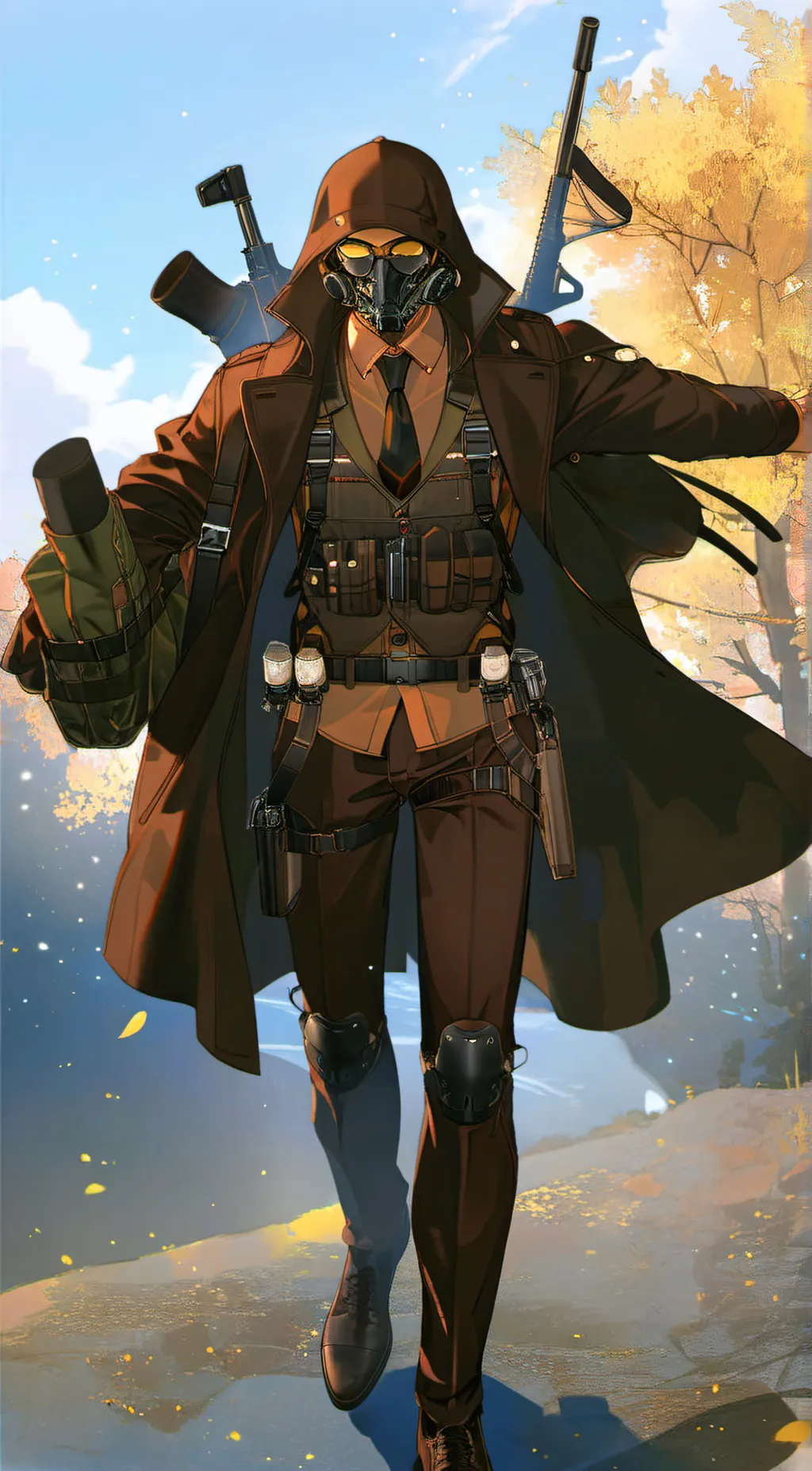 ai character: (APOCOLYPSE)Cicada background