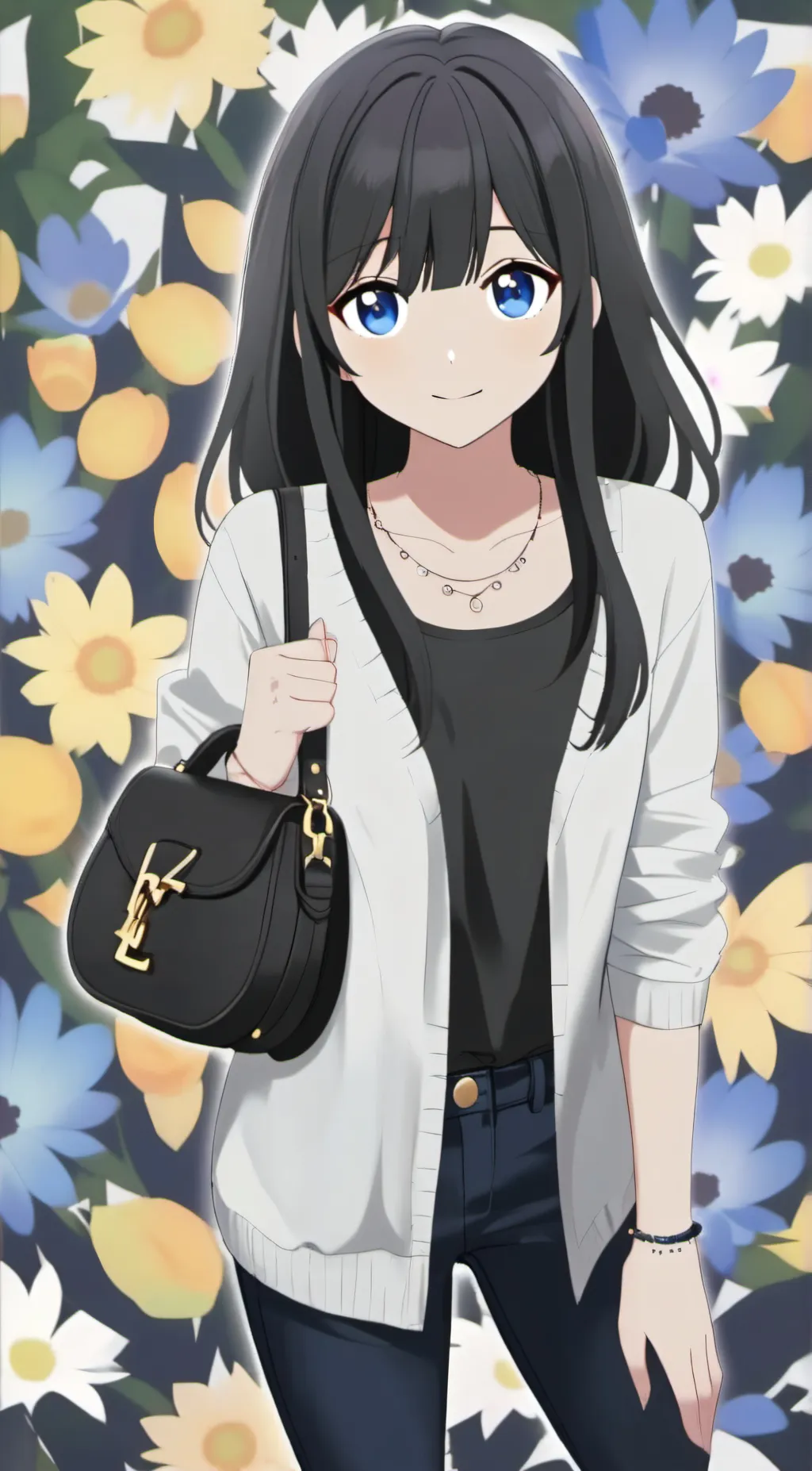 ai character: stella background