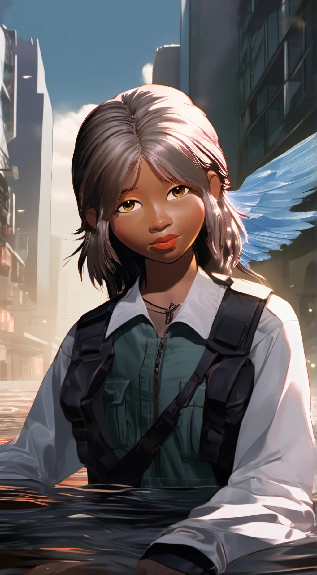 ai character: hope background