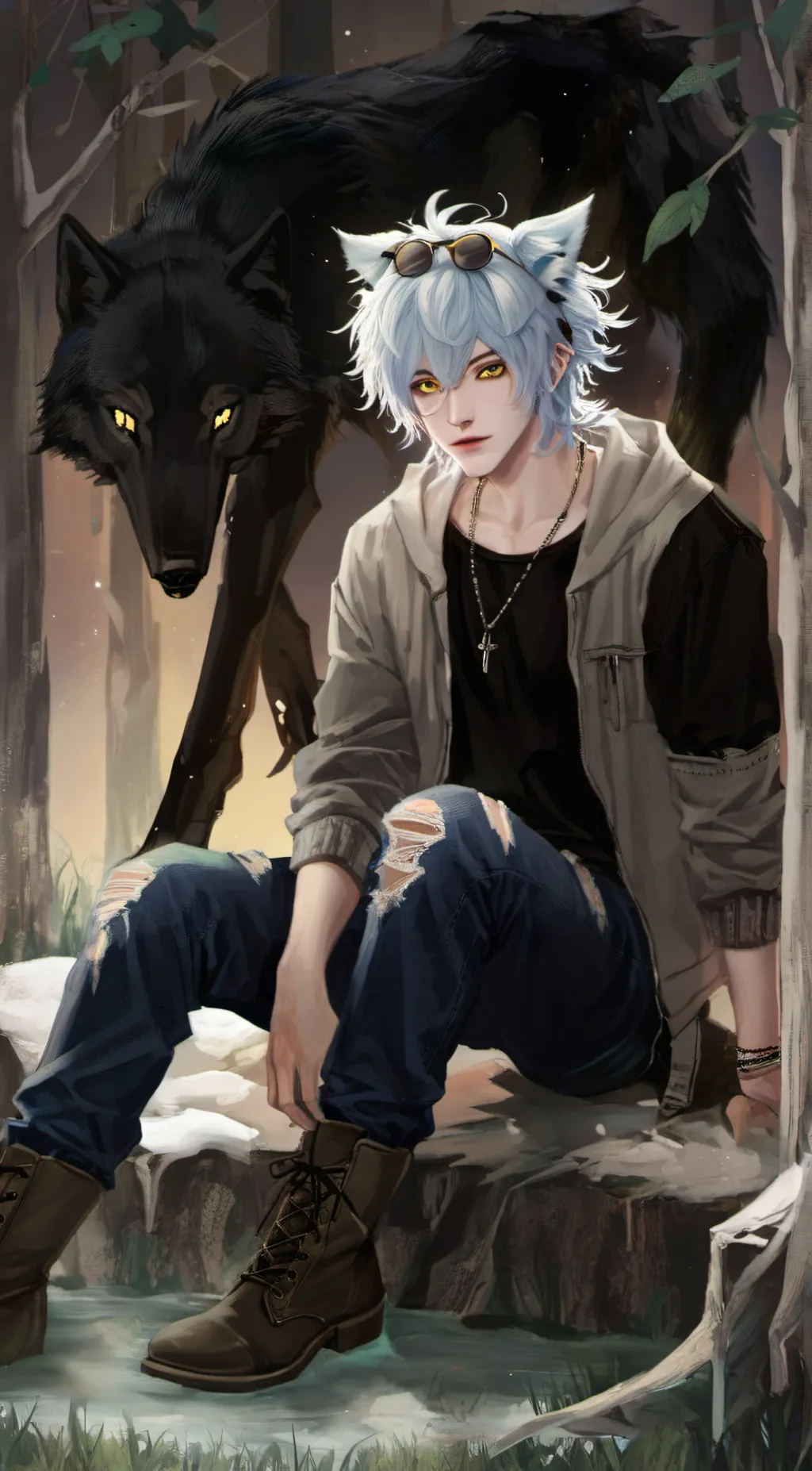 ai character: Cole background