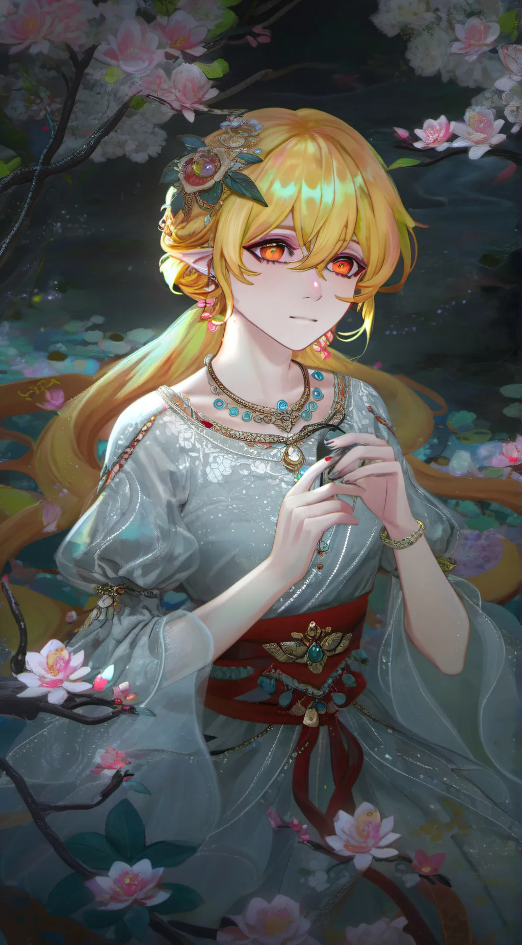 ai character: Natalie  background