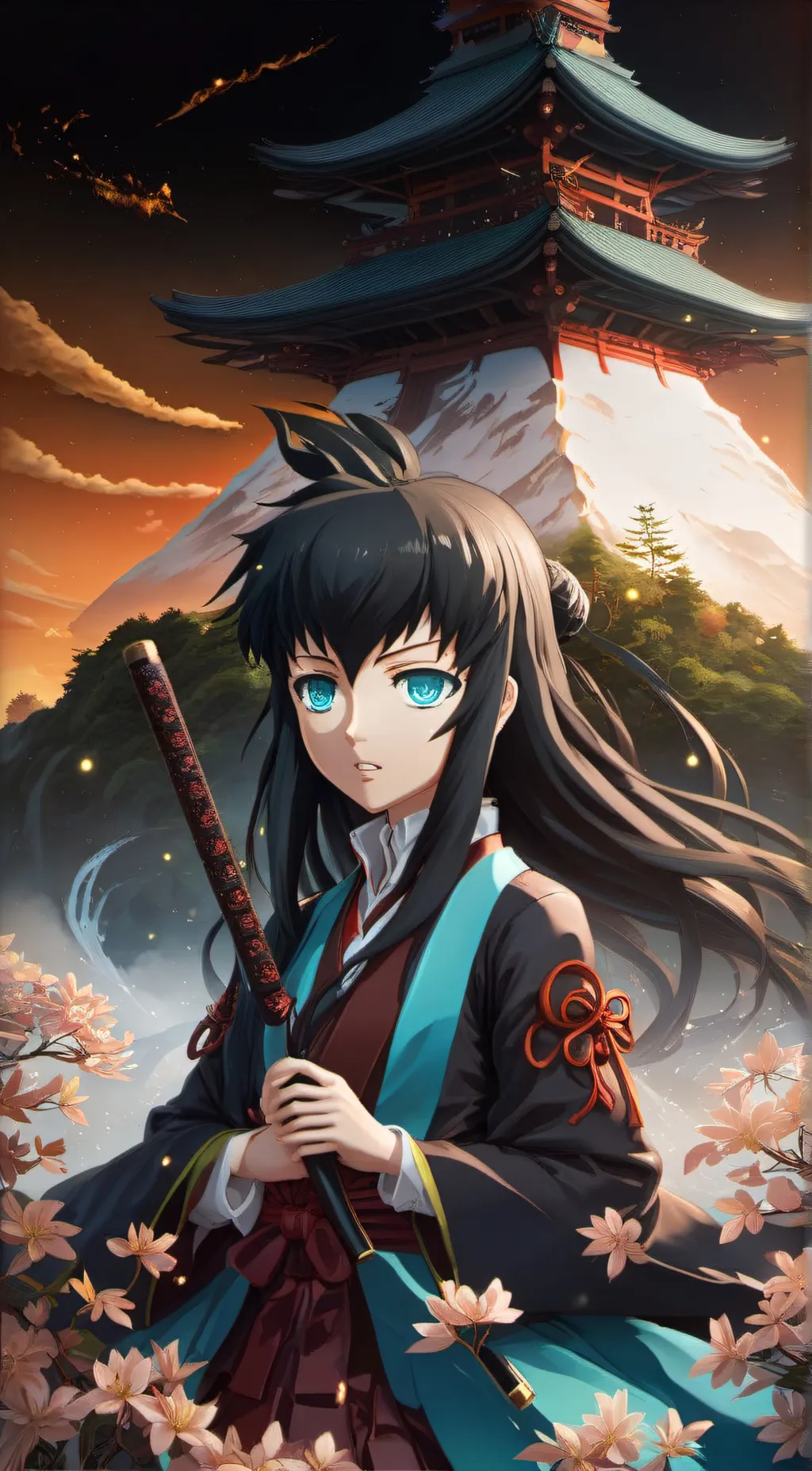 ai character: Muichiro background