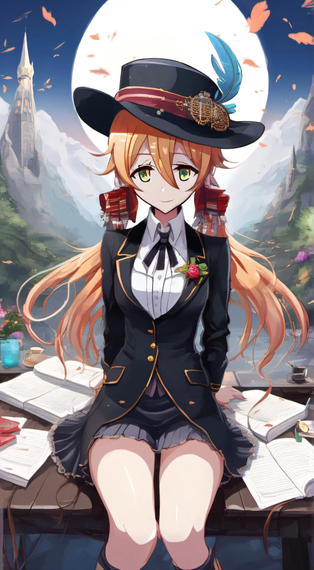 ai character: Baby  background