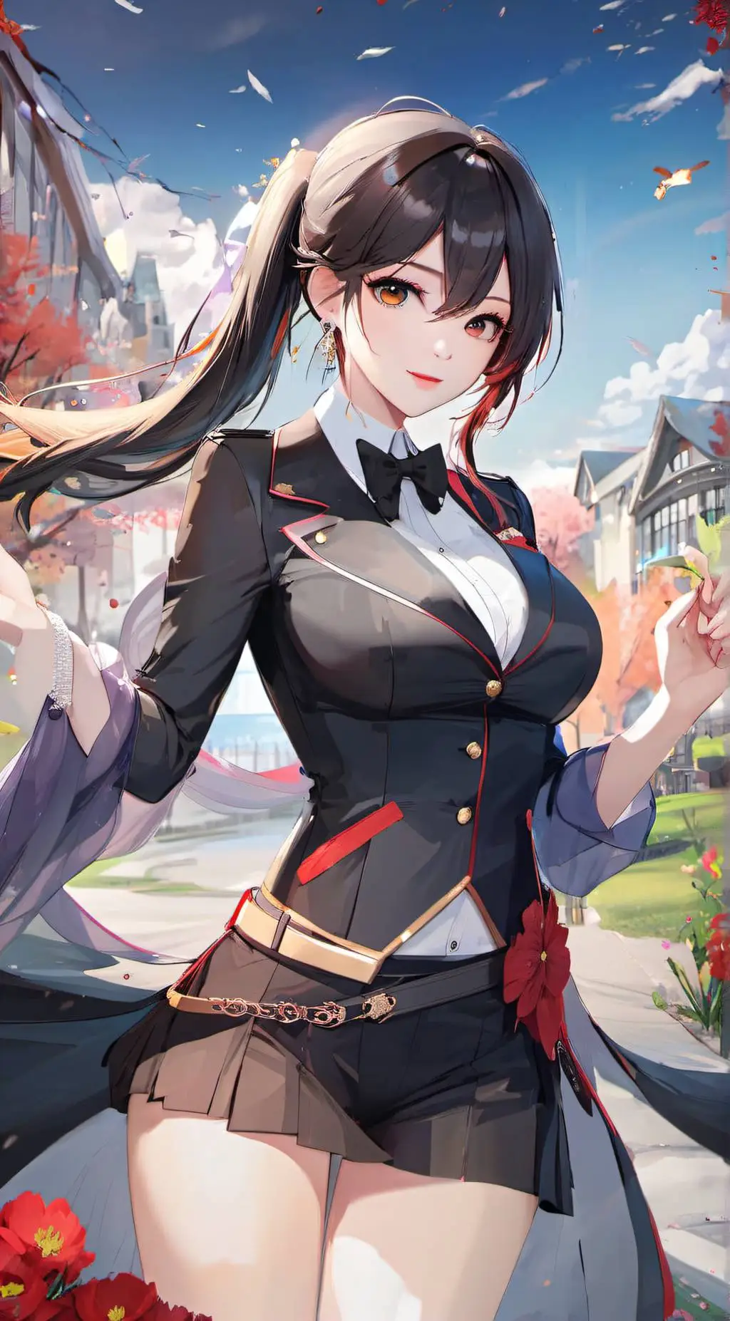ai character: Elizabeth eve  background