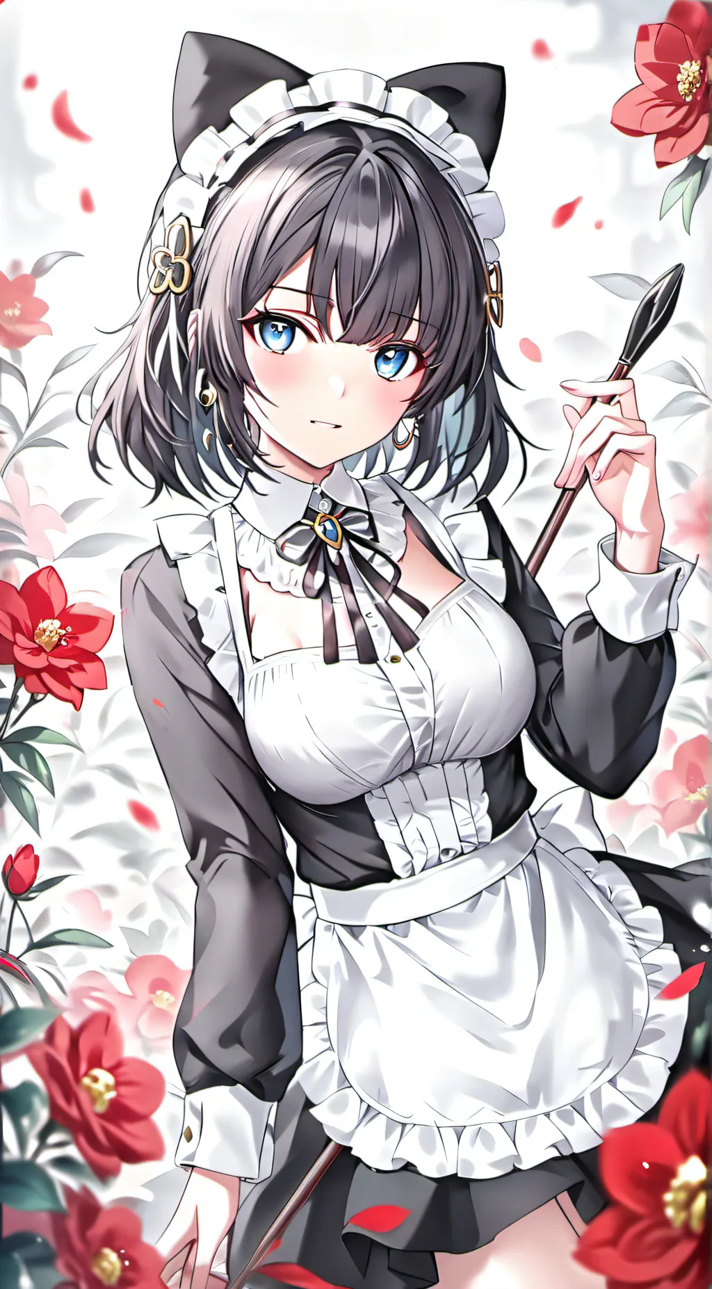 ai character: maid katie background