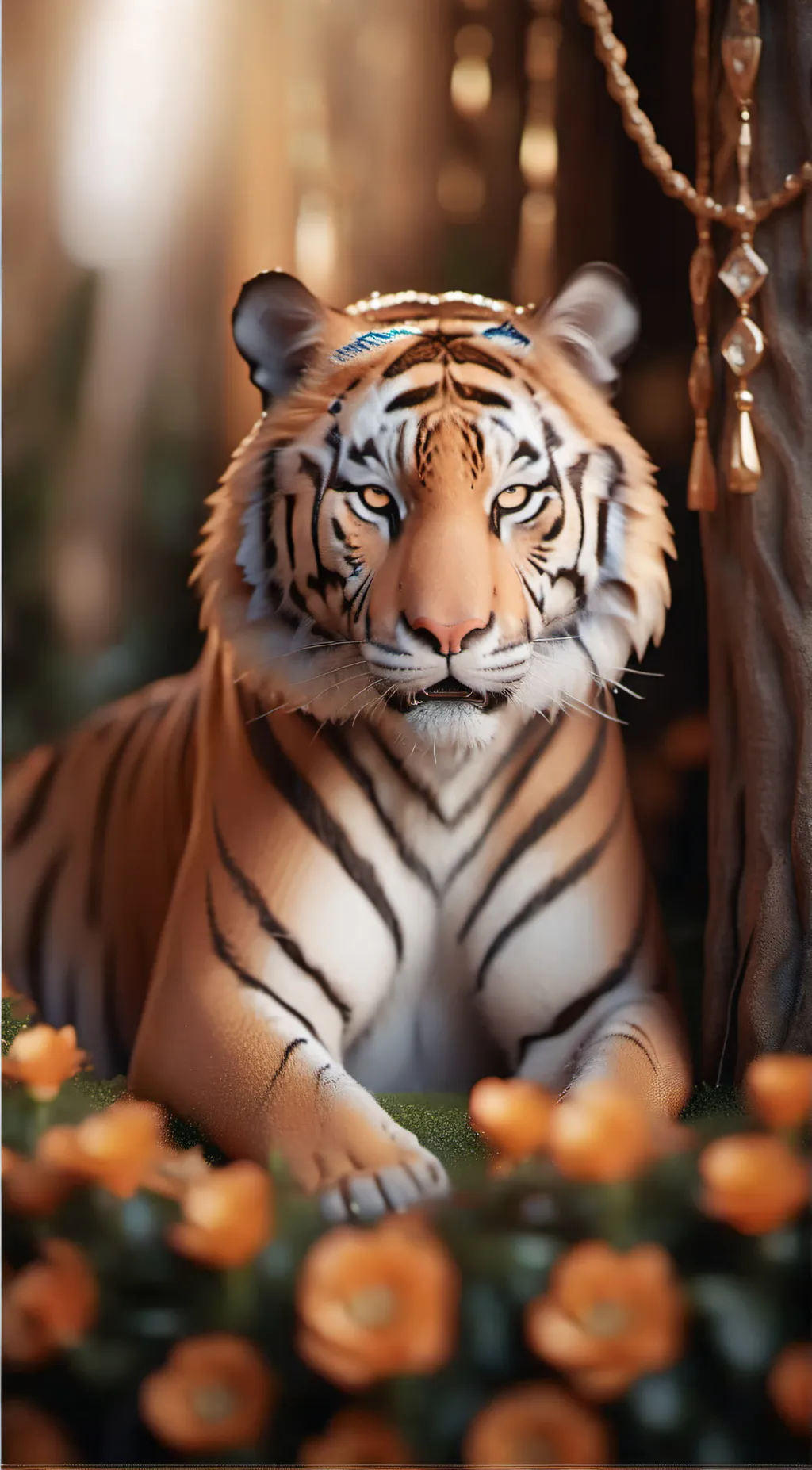 ai character: Tiger 🐯 background