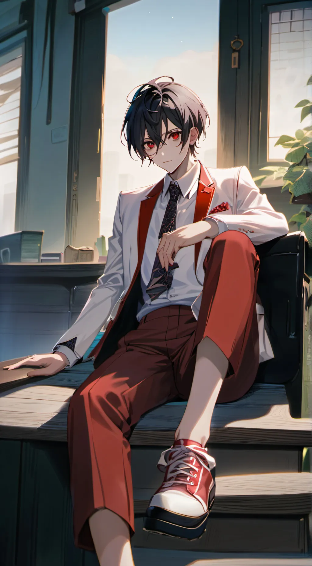 ai character: Adrian background