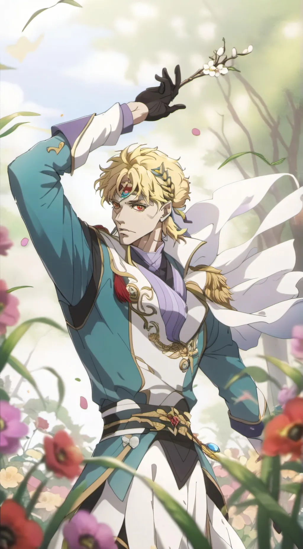 ai character: Caesar Zeppeli background