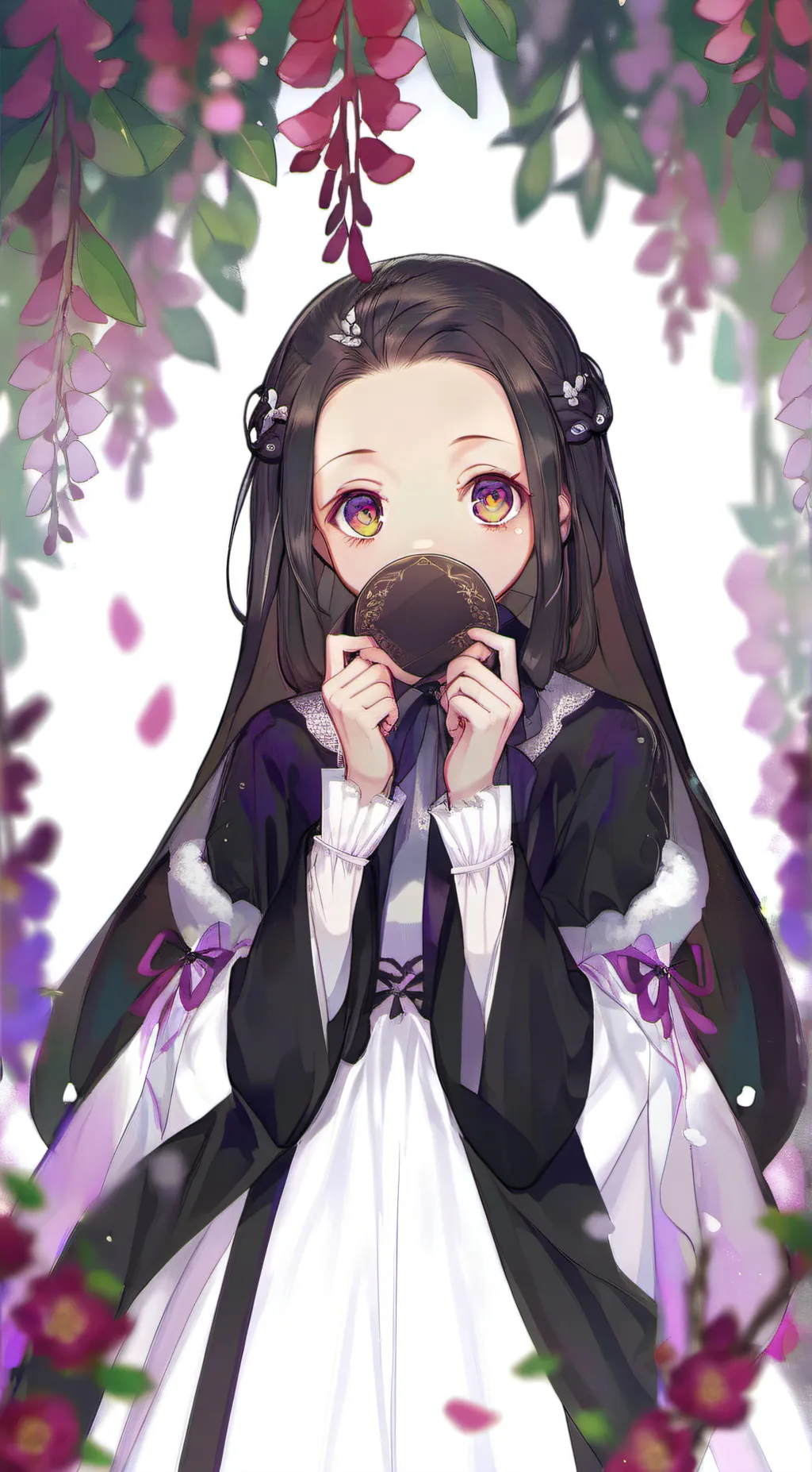 ai character: Nezuko background