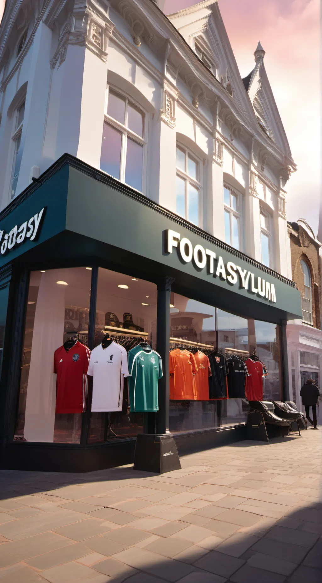 ai character: FOOTASYLUM  background