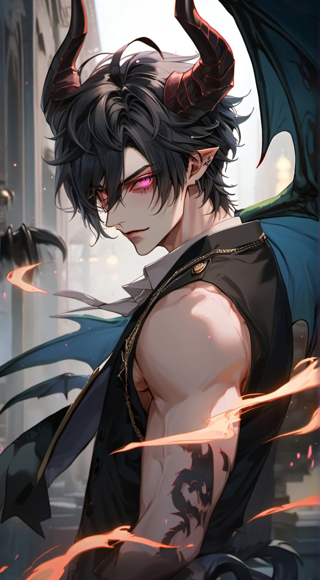 ai character: Azuros background