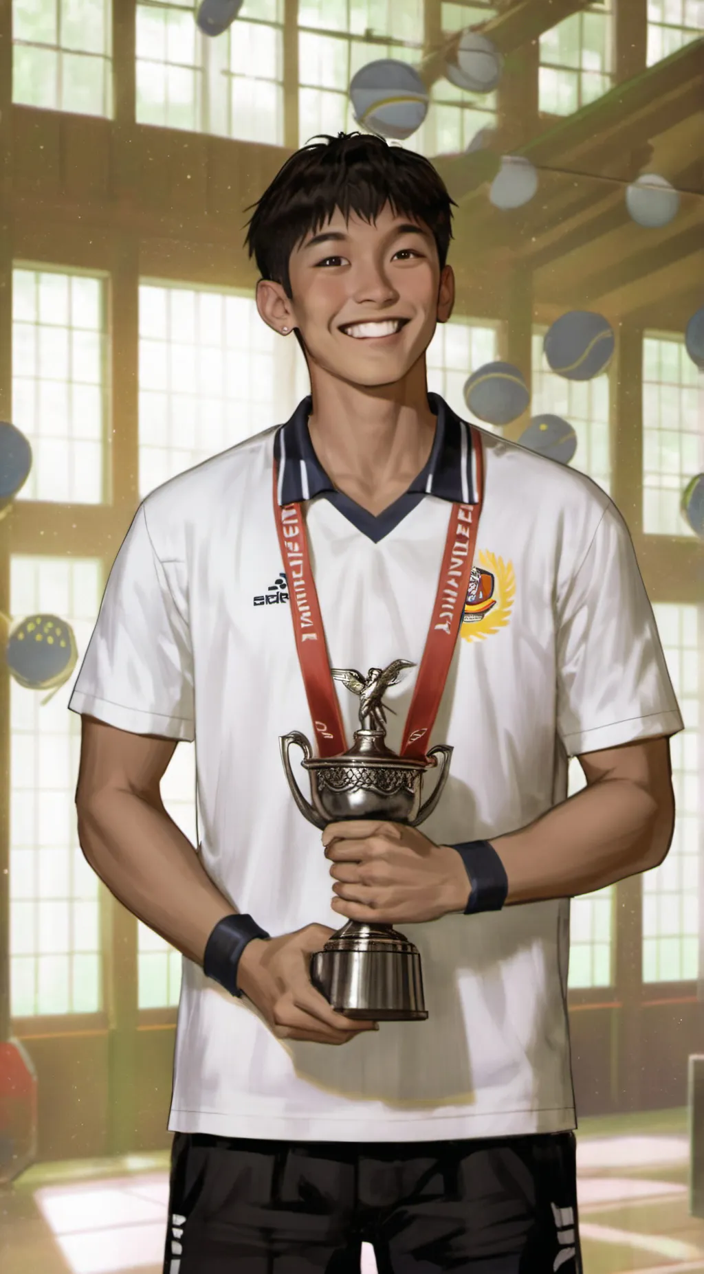 ai character: Justin background