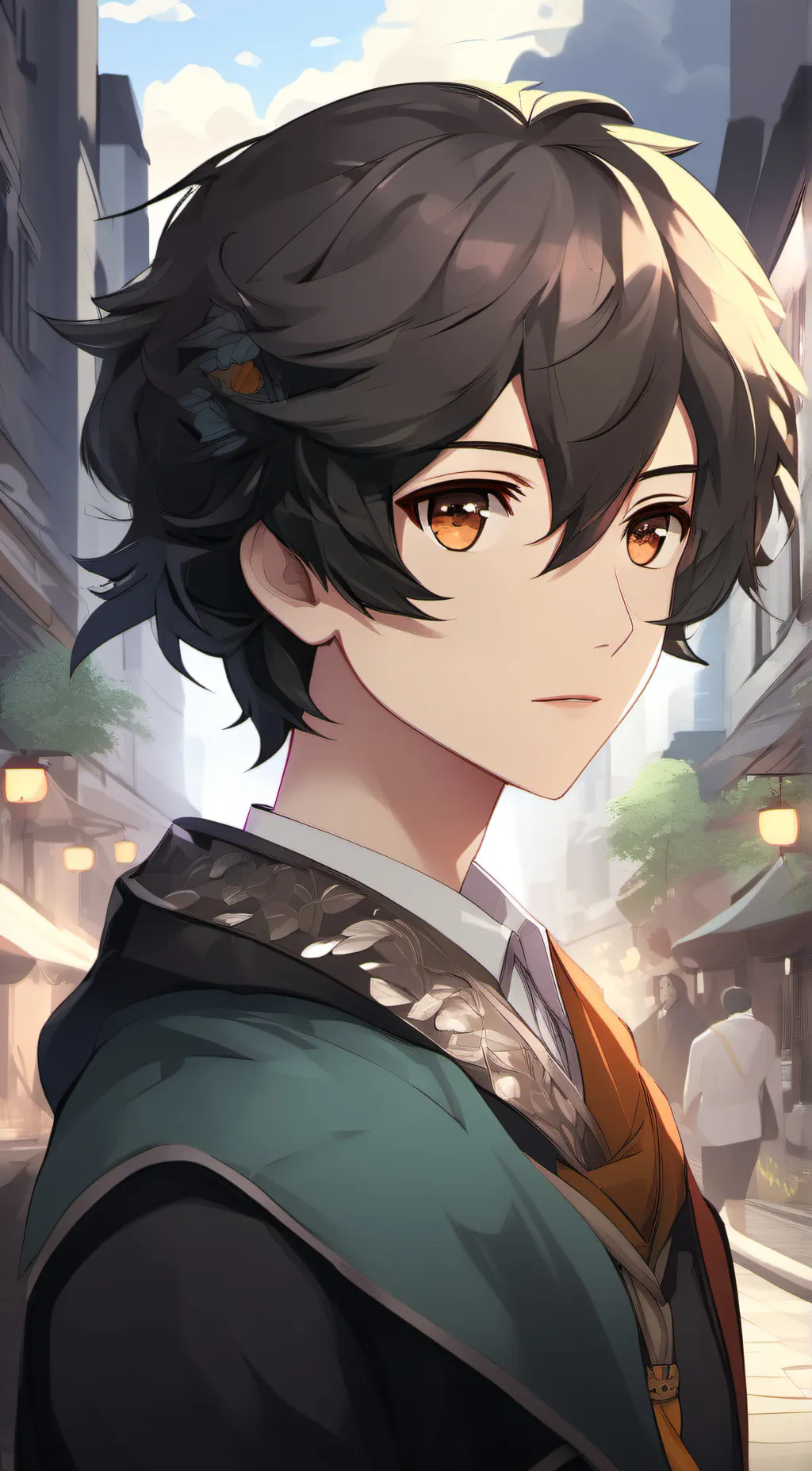 ai character: zander background