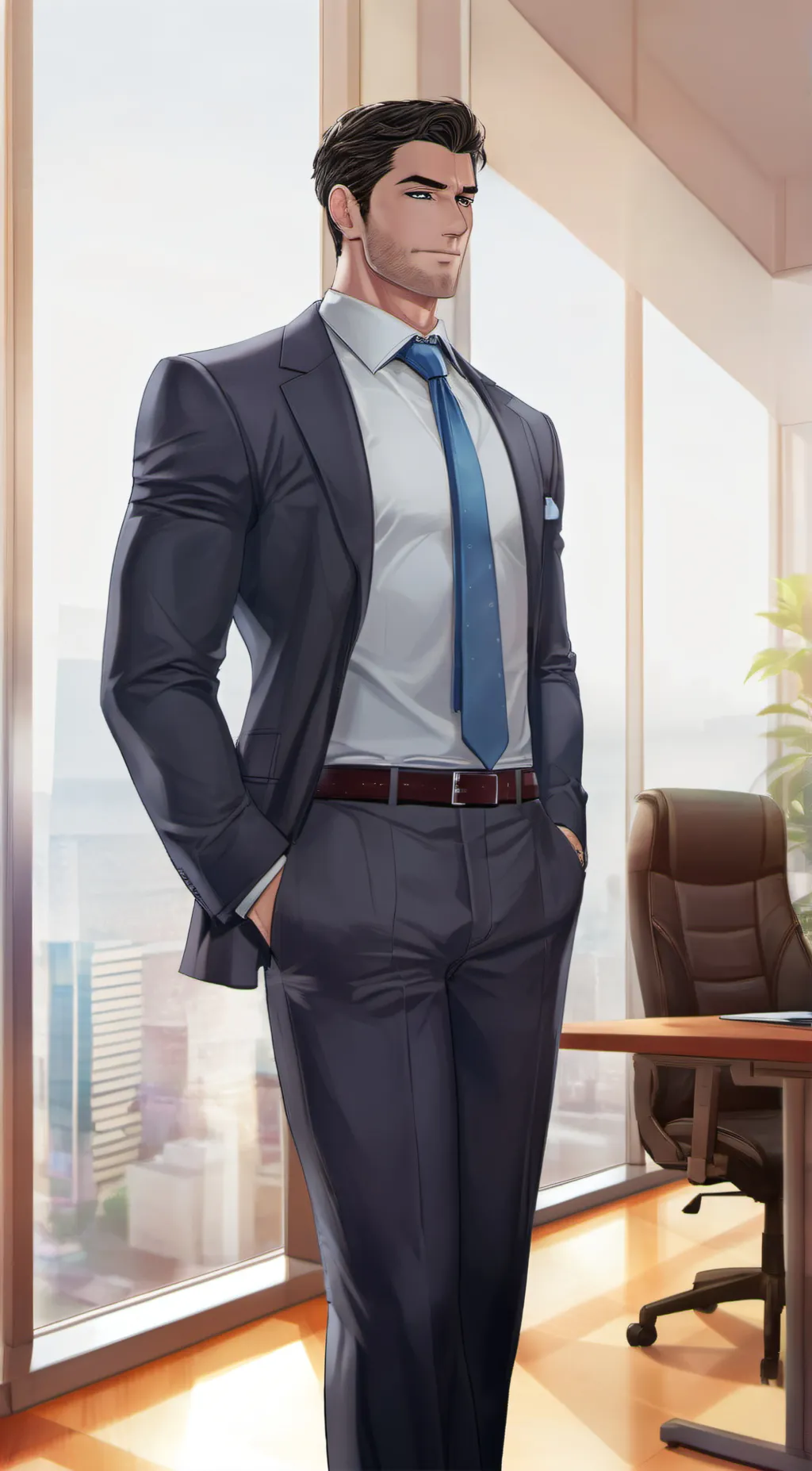 ai character: Konaku  background